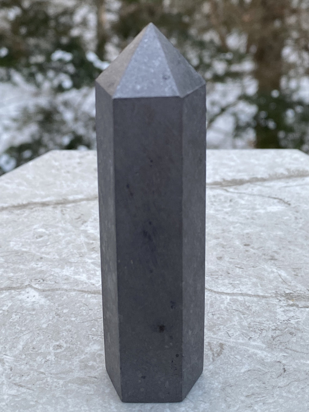 Shungite Point Tower  Protection Purifies Well-Being 31460S