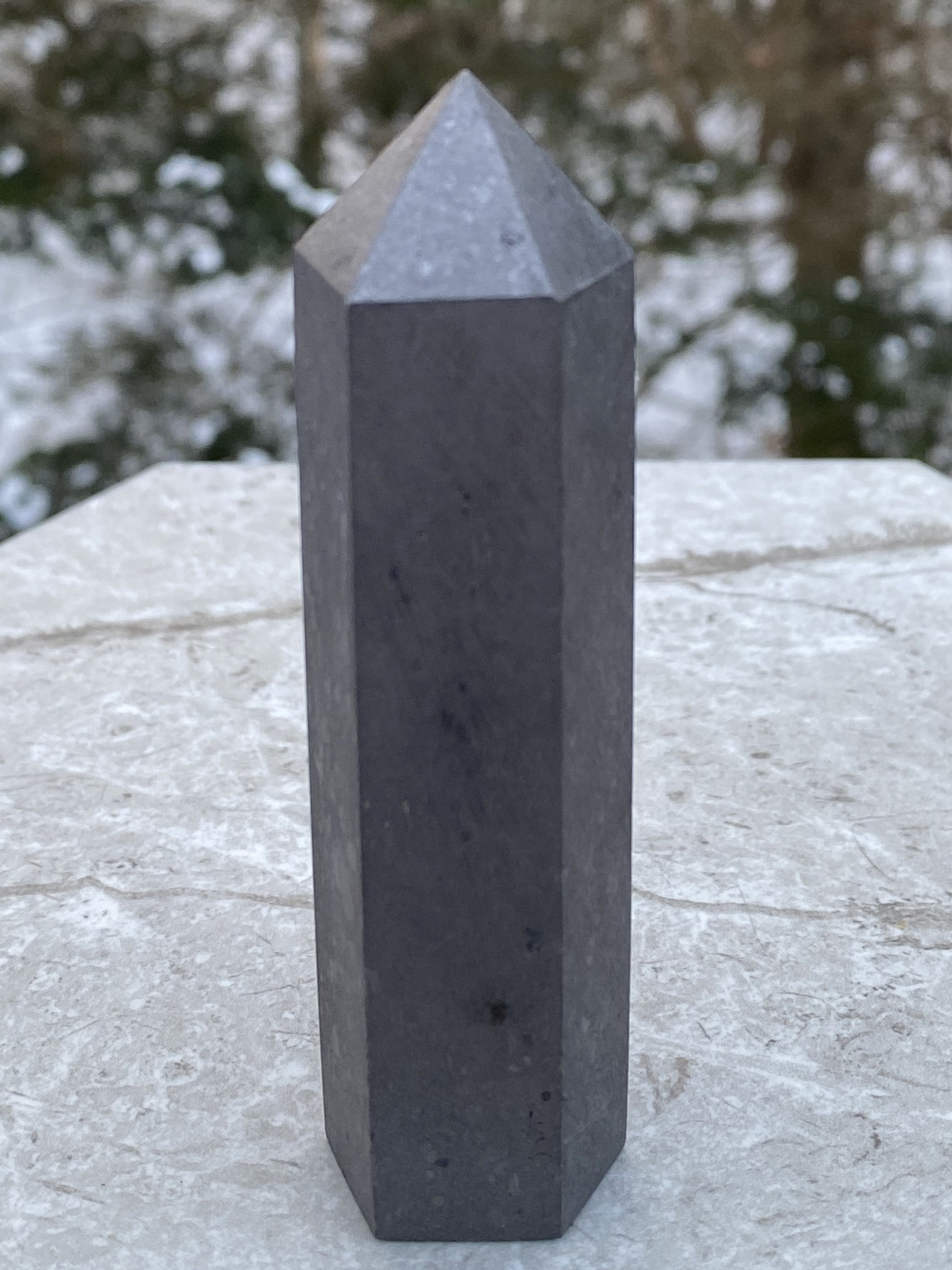 Shungite Point Tower  Protection Purifies Well-Being 31460S