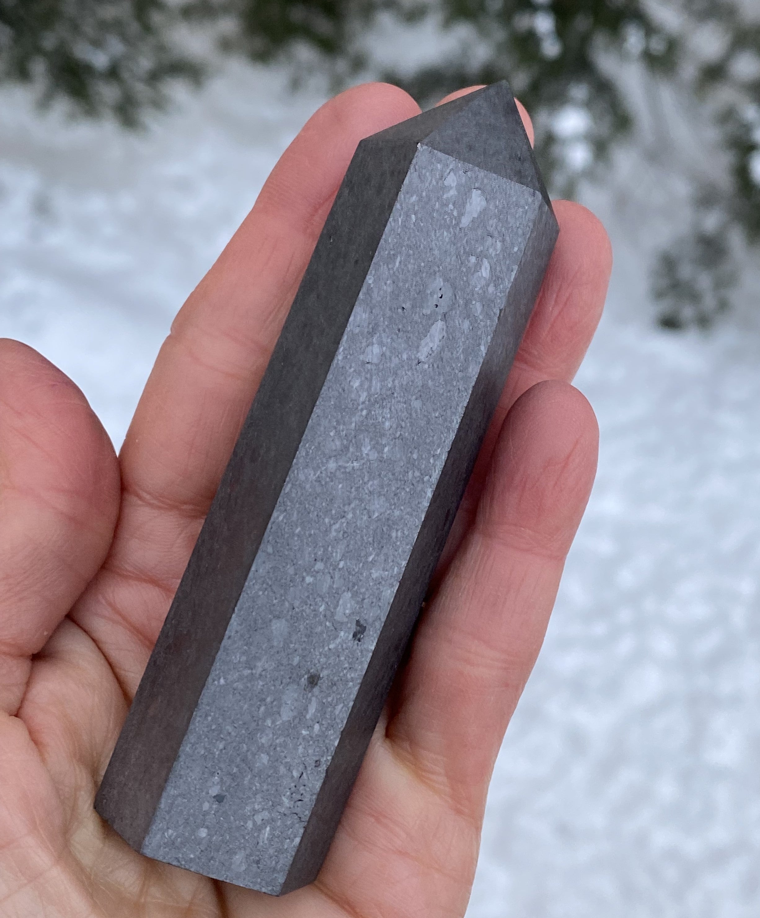 Shungite Point Tower  Protection Purifies Well-Being 31460S