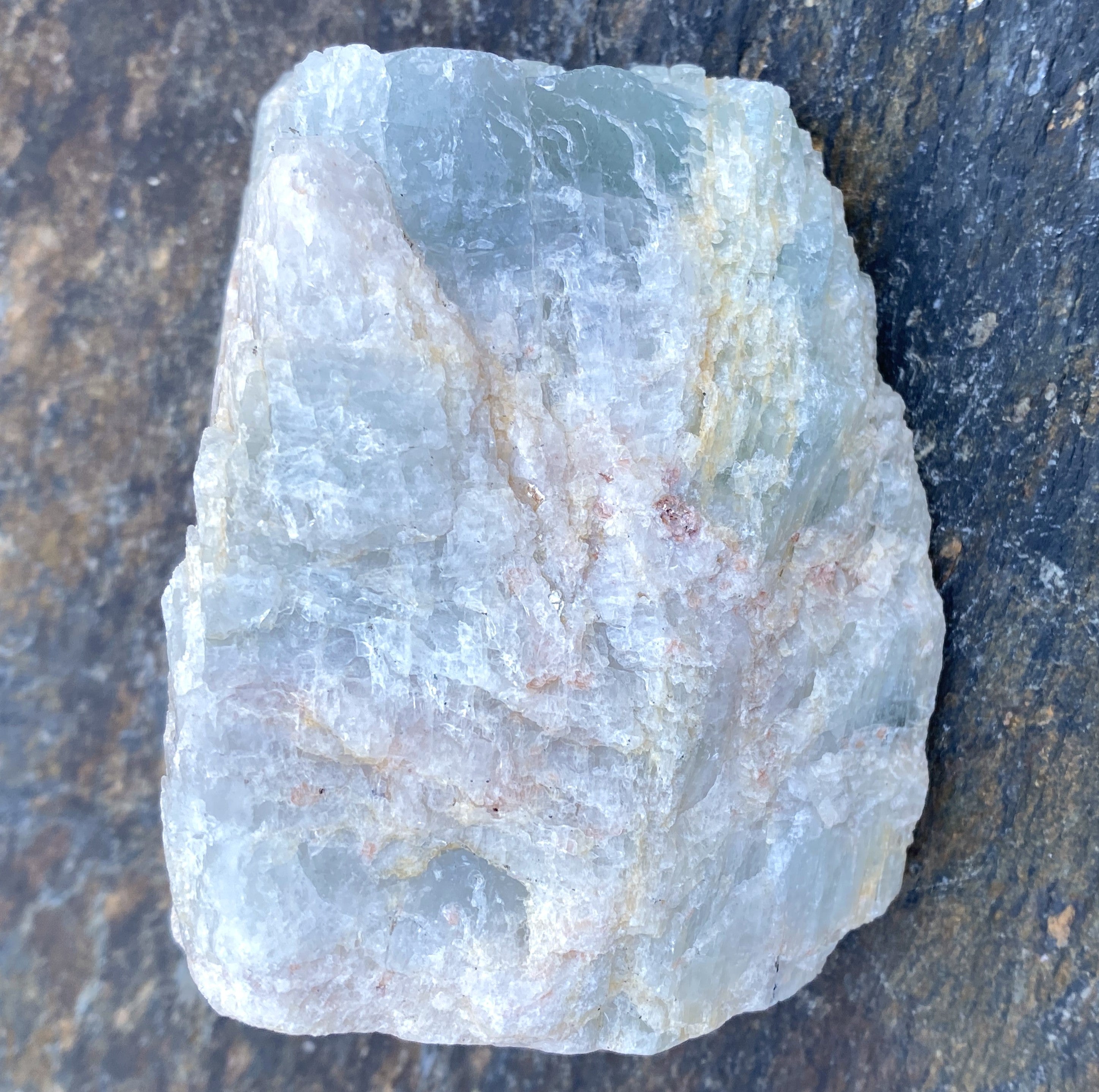 Aquamarine Raw  Large Piece Intuition Courage Calming 31256S