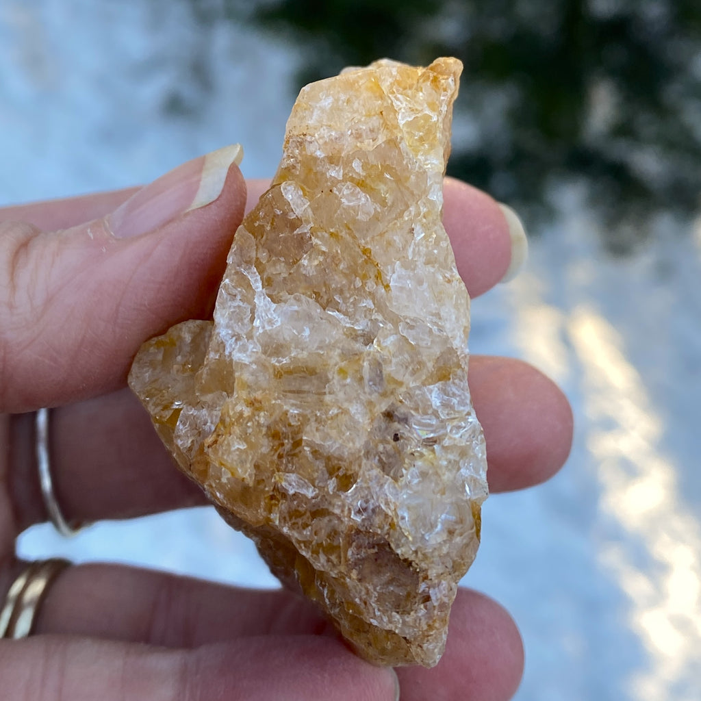 Golden Healer Quartz  Raw Piece Grounding Protection 31261S