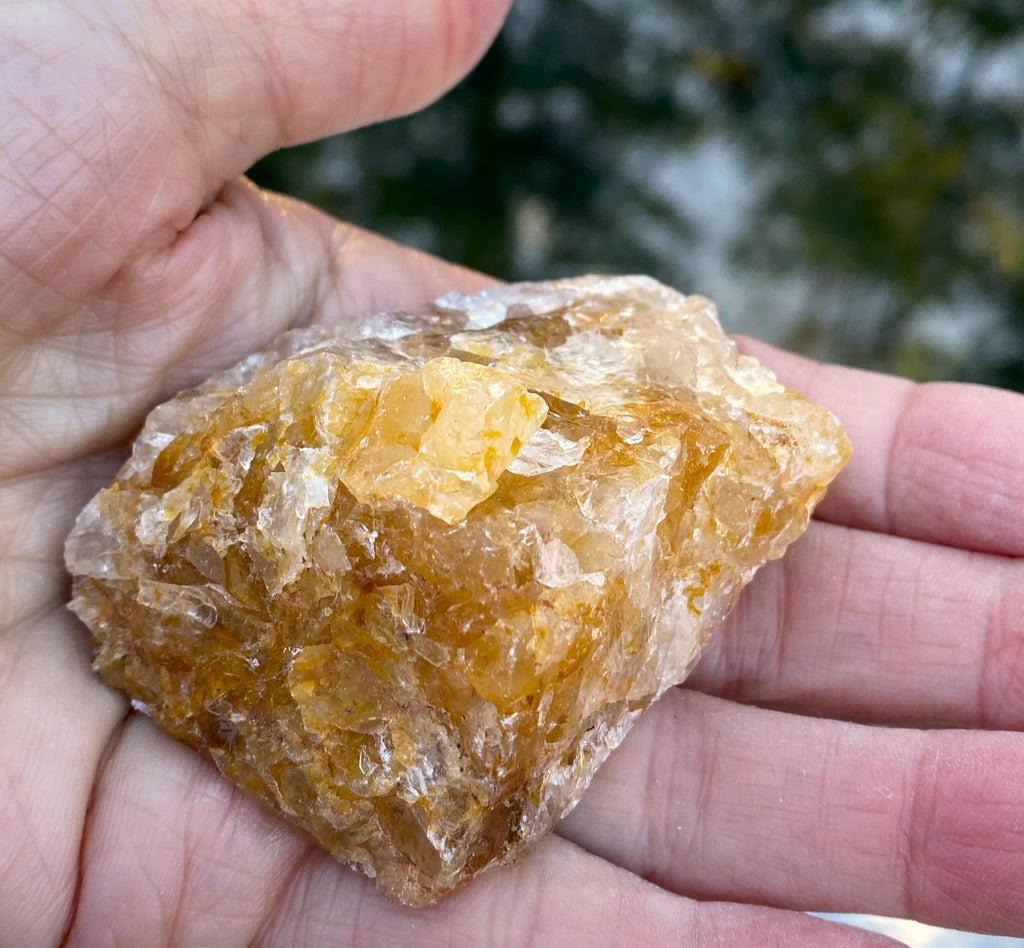 Golden Healer Quartz  Raw Piece Grounding Protection 31261S