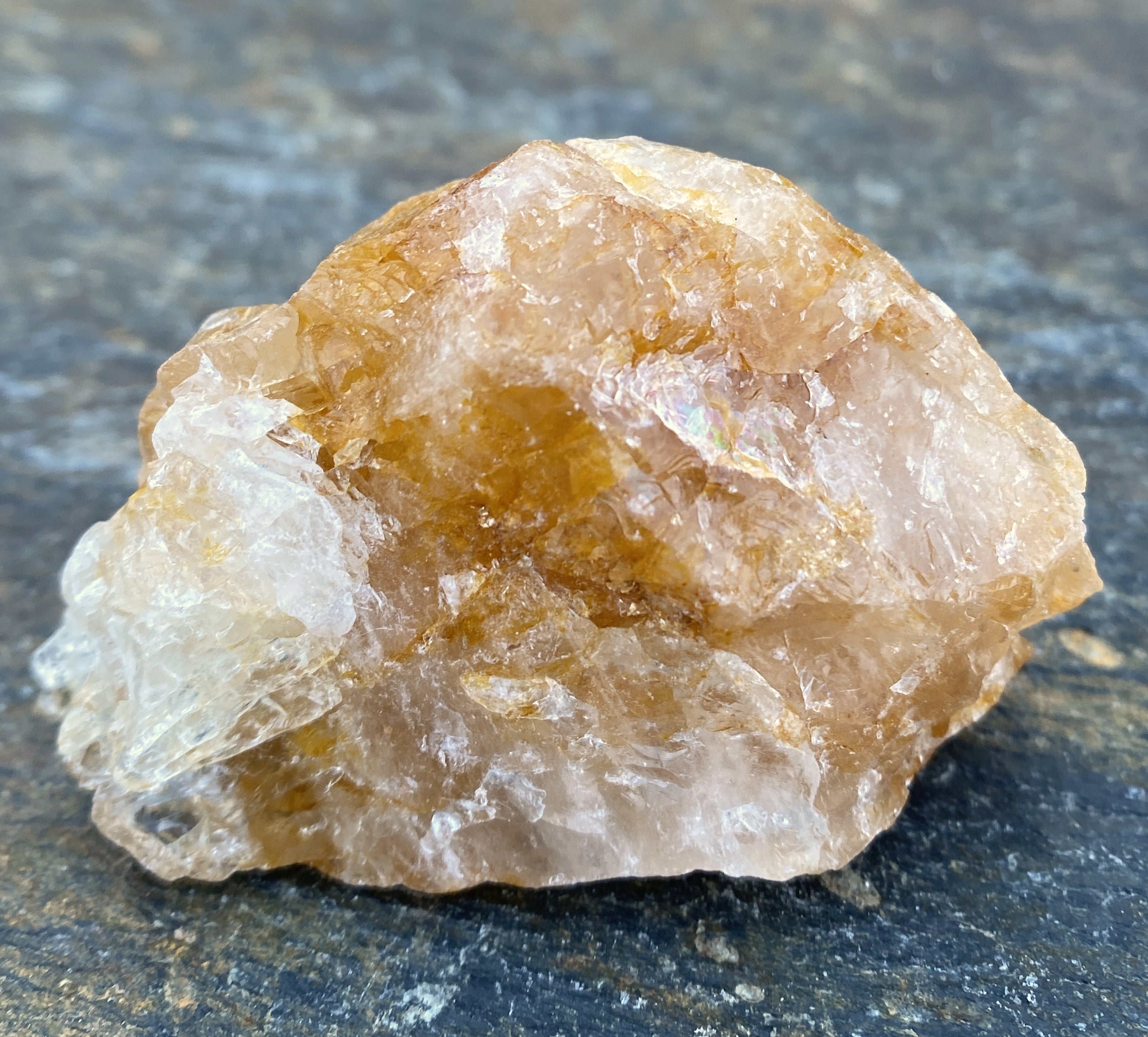 Golden Healer Quartz  Raw Piece Grounding Protection 31262S