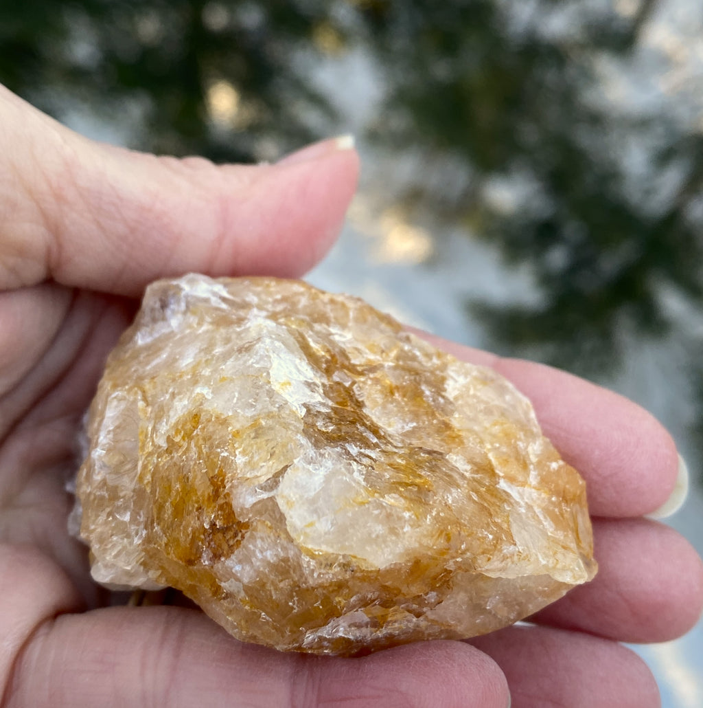 Golden Healer Quartz  Raw Piece Grounding Protection 31262S