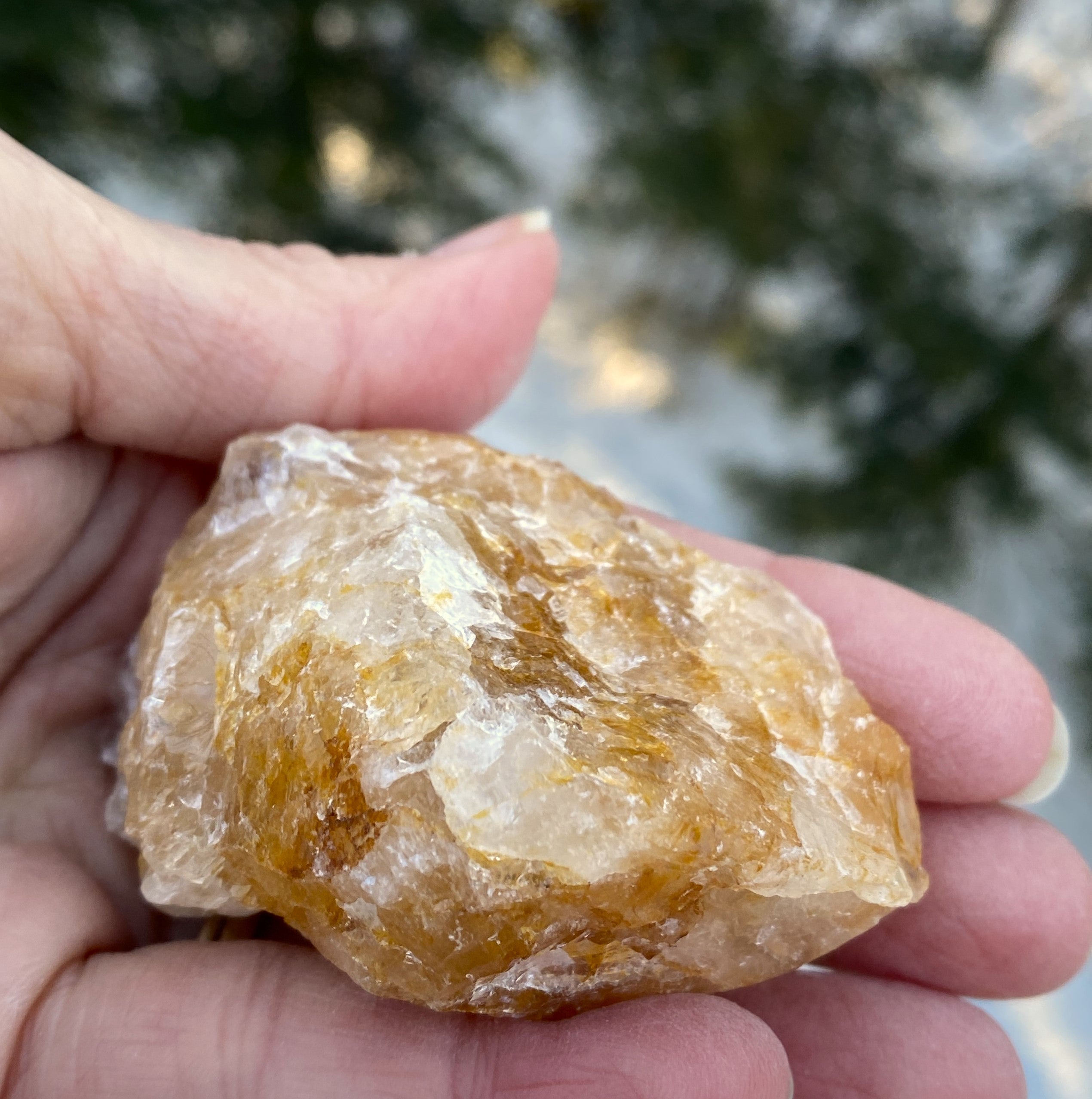 Golden Healer Quartz  Raw Piece Grounding Protection 31262S