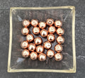 Solid Copper Ball Pocket Stone Polished Channeling Grounding Protection Gift 31268ETS