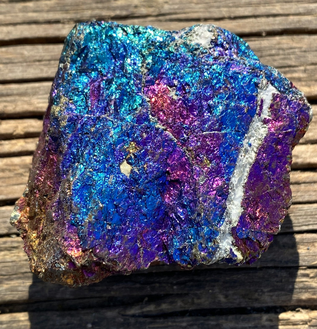Peacock Ore  Colorful  Raw Piece  Wellness Joy Balance 31275S
