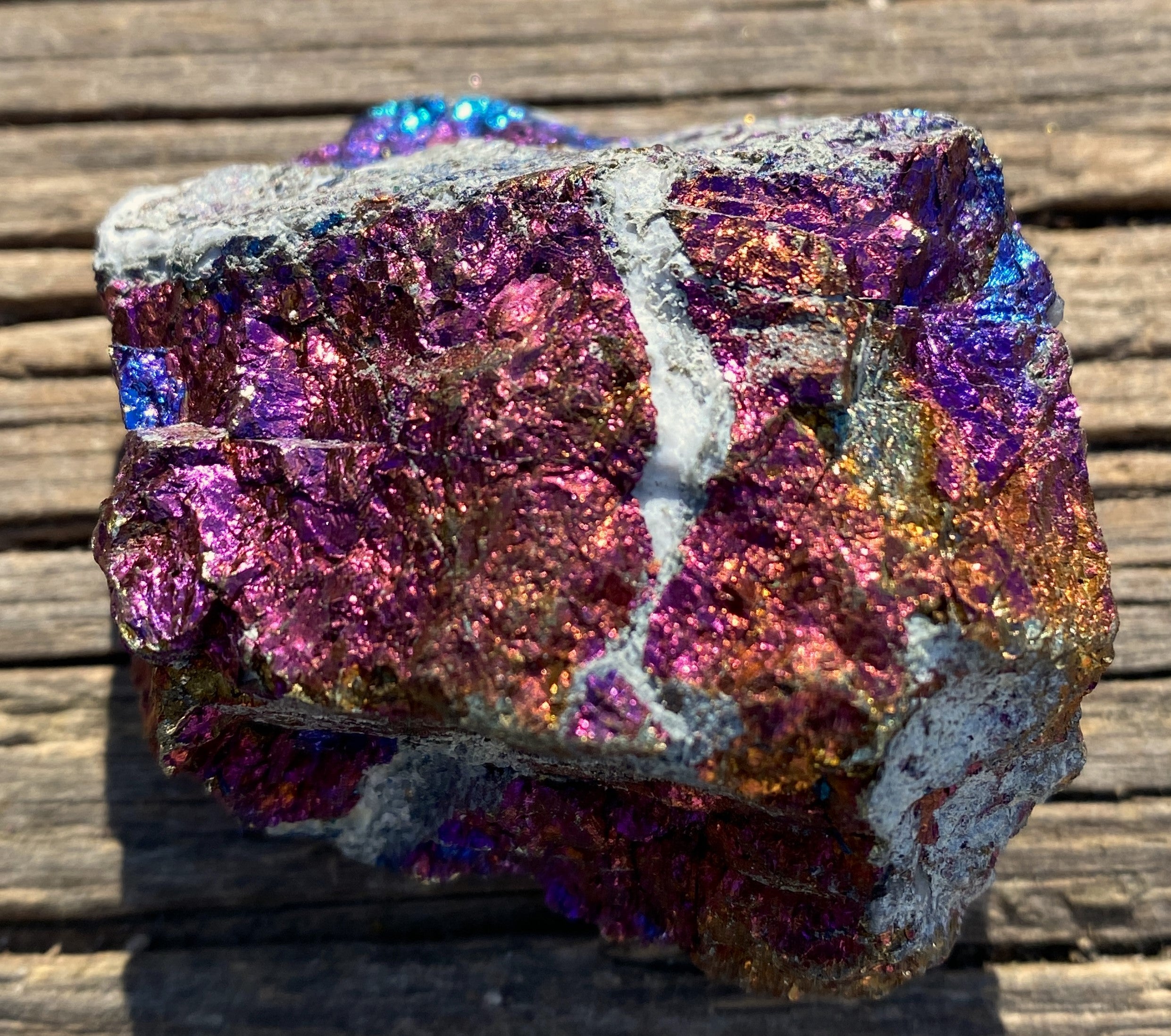 Peacock Ore  Colorful  Raw Piece  Wellness Joy Balance 31275S