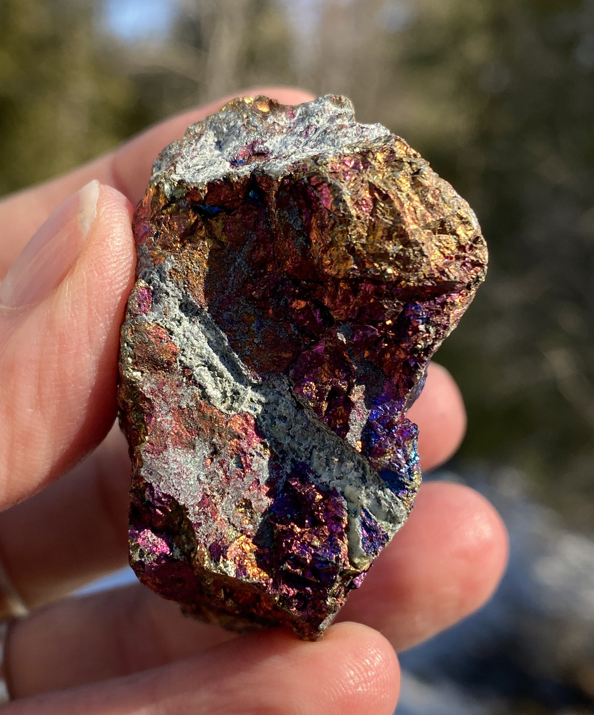 Peacock Ore  Colorful  Raw Piece  Wellness Joy Balance 31275S