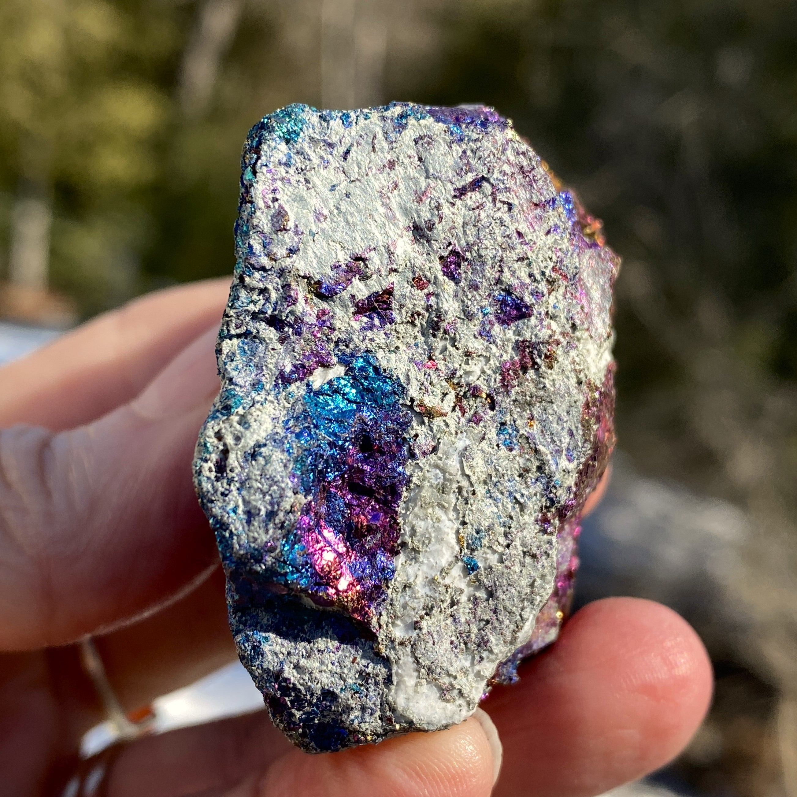 Peacock Ore  Colorful  Raw Piece  Wellness Joy Balance 31275S