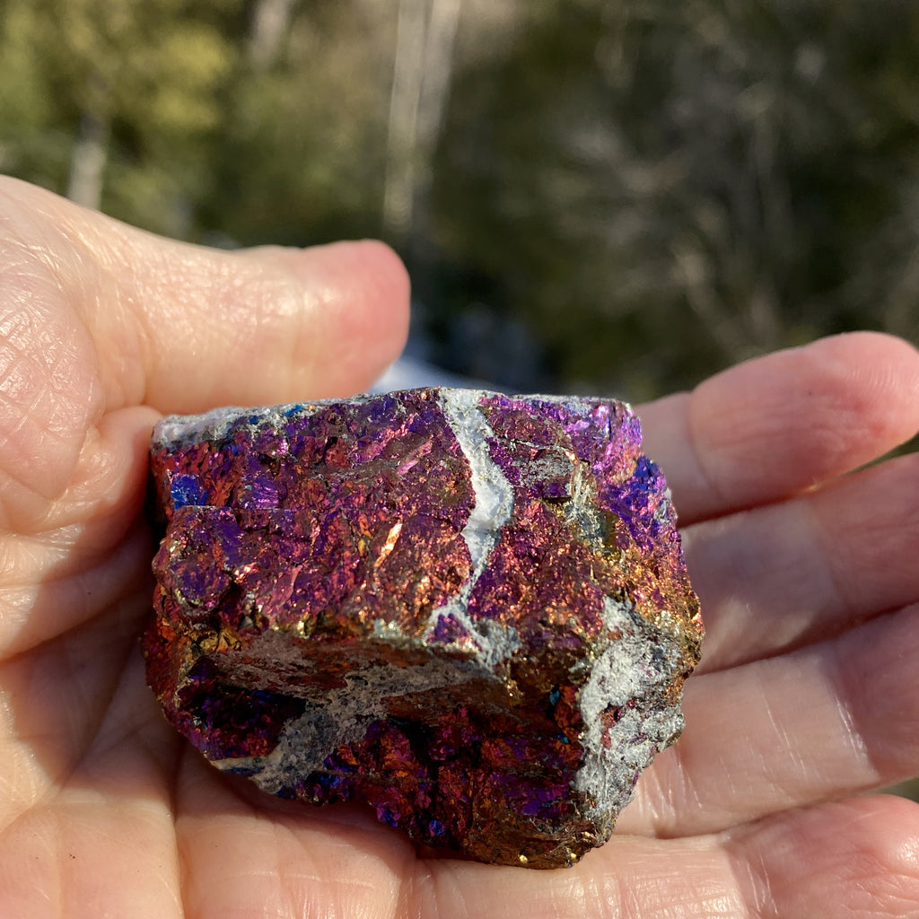 Peacock Ore  Colorful  Raw Piece  Wellness Joy Balance 31275S
