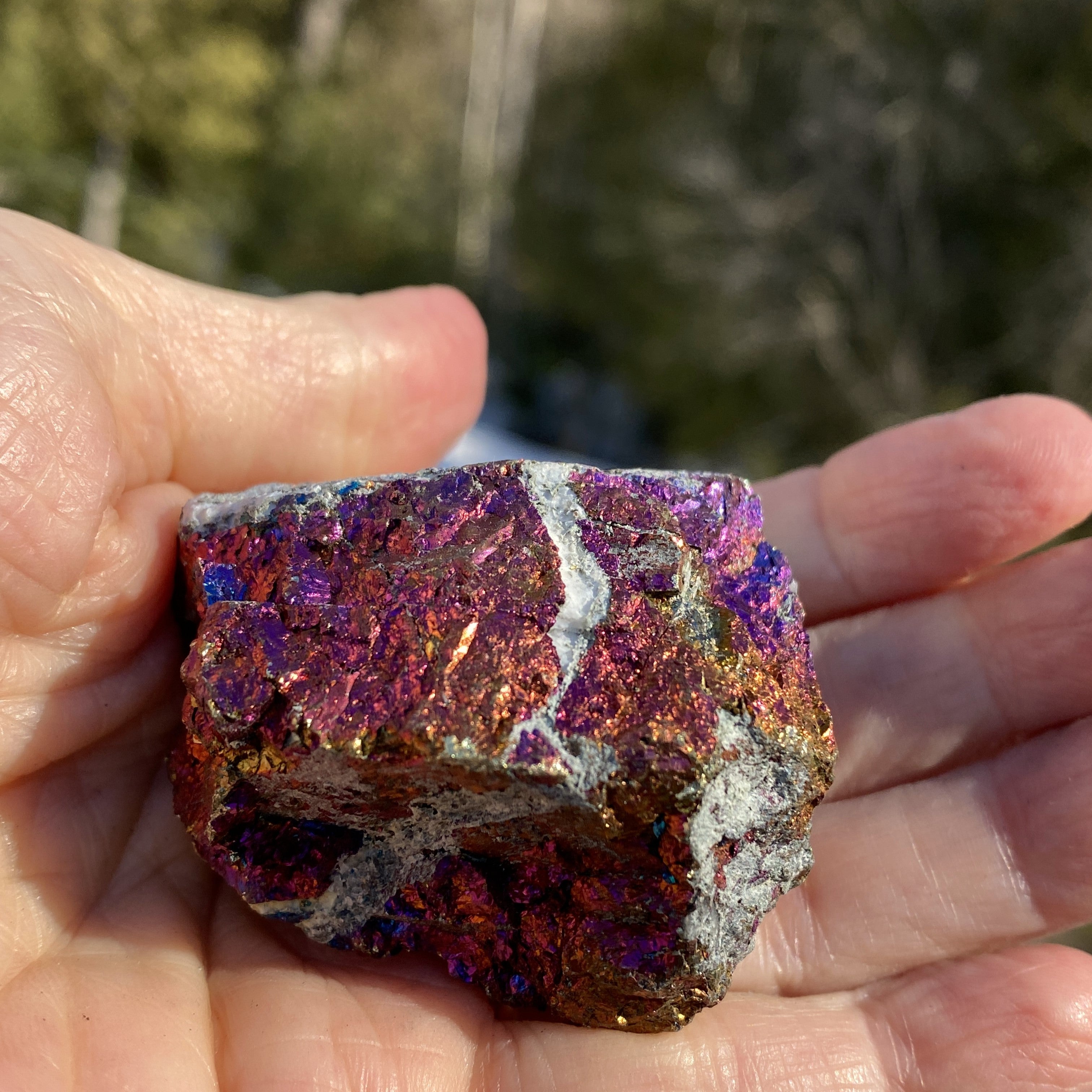 Peacock Ore  Colorful  Raw Piece  Wellness Joy Balance 31275S