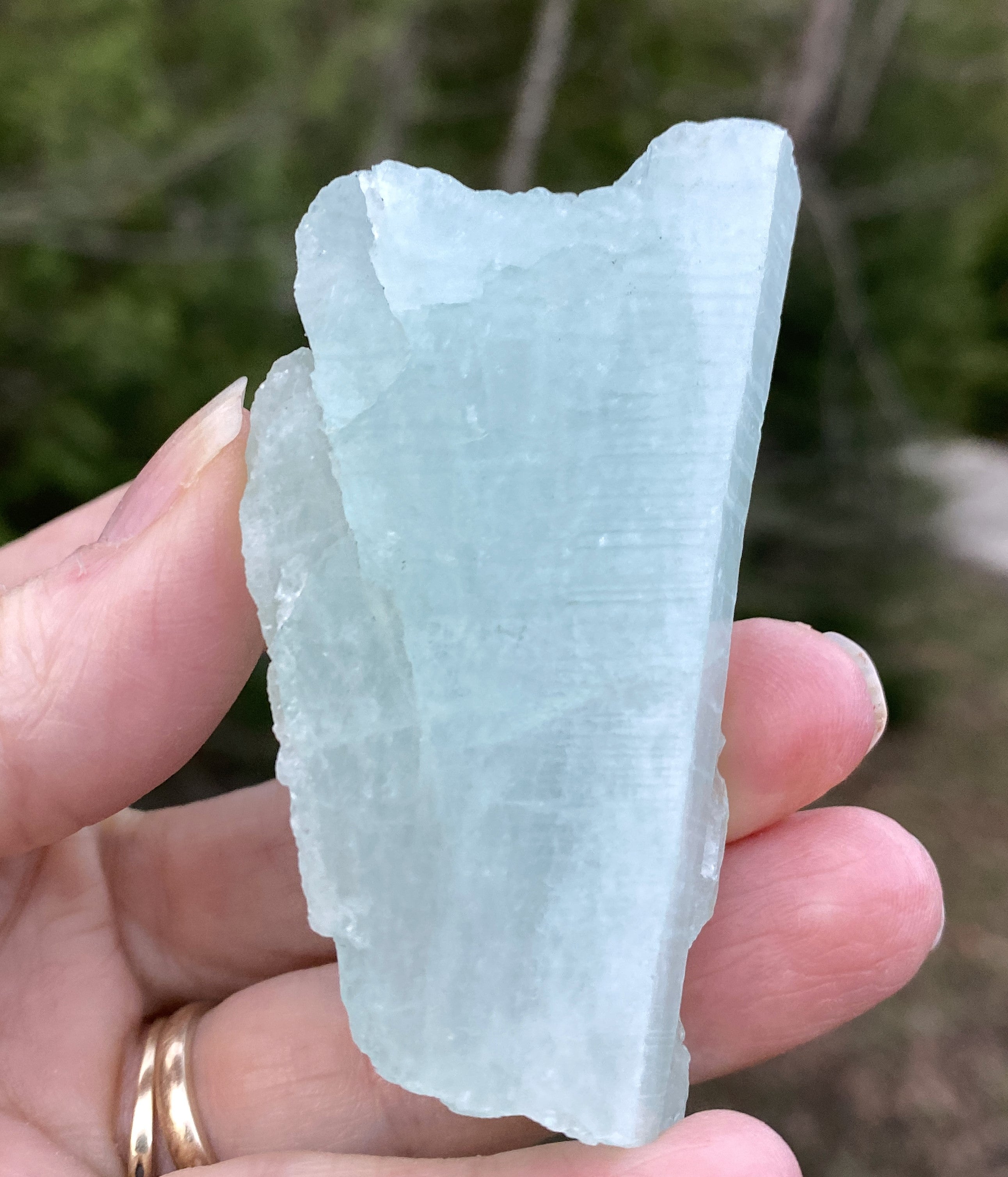 Aquamarine Raw Piece Intuition Courage Calming 31417S