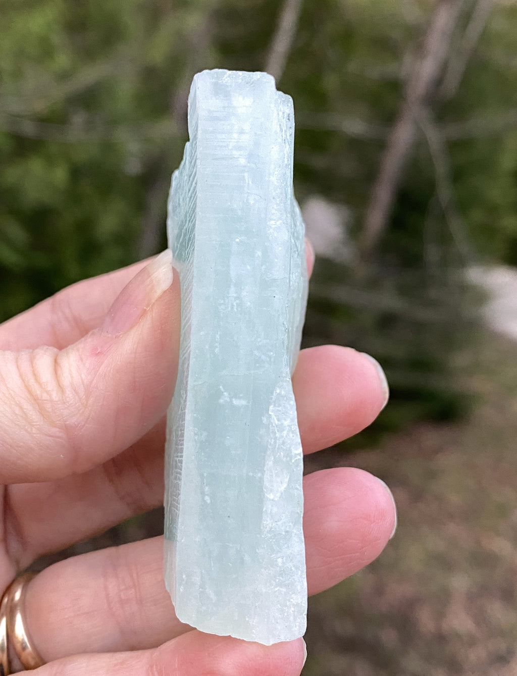 Aquamarine Raw Piece Intuition Courage Calming 31417S