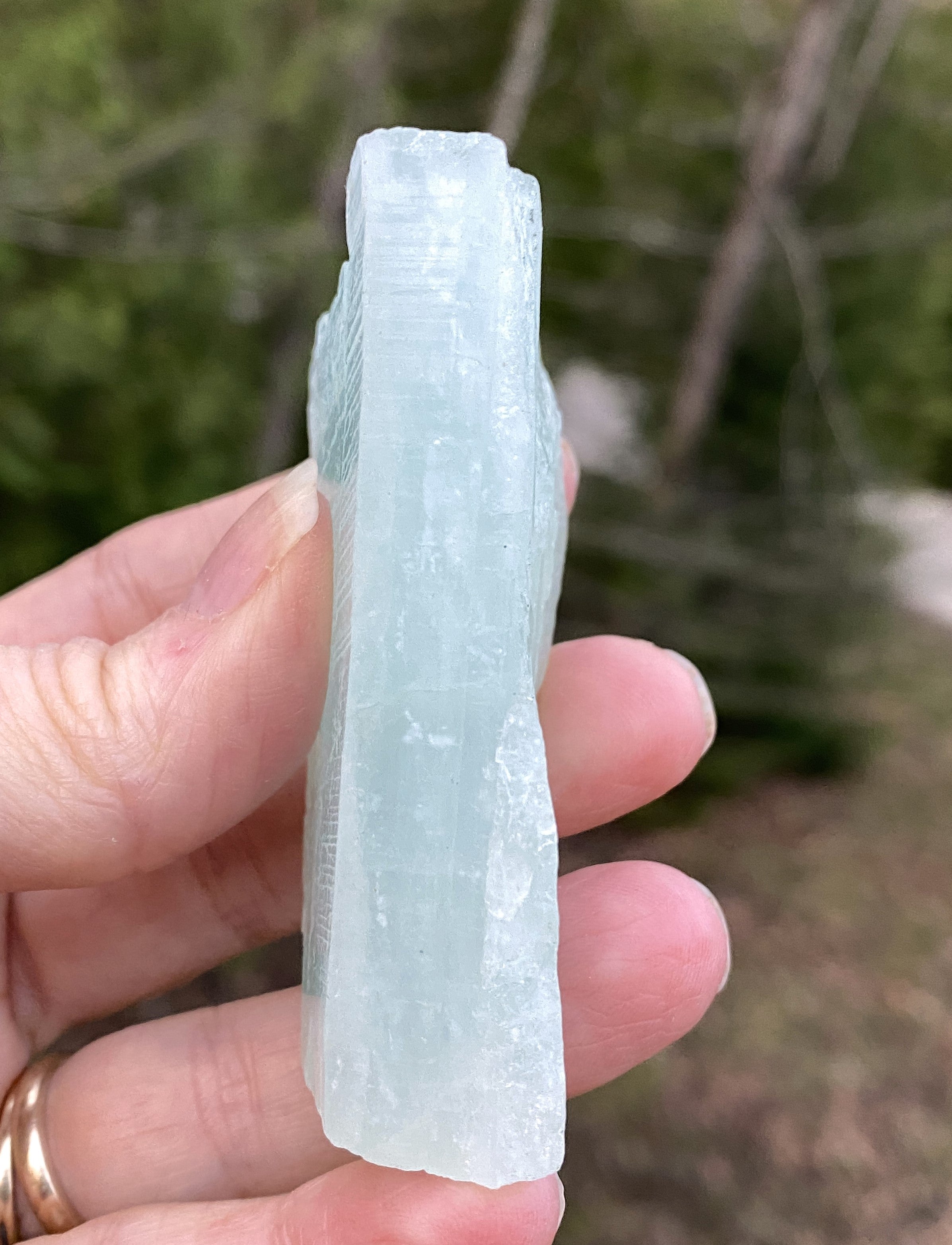 Aquamarine Raw Piece Intuition Courage Calming 31417S