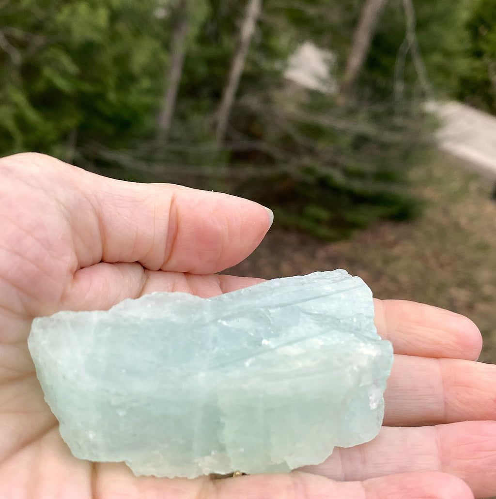 Aquamarine Raw Piece Intuition Courage Calming 31417S