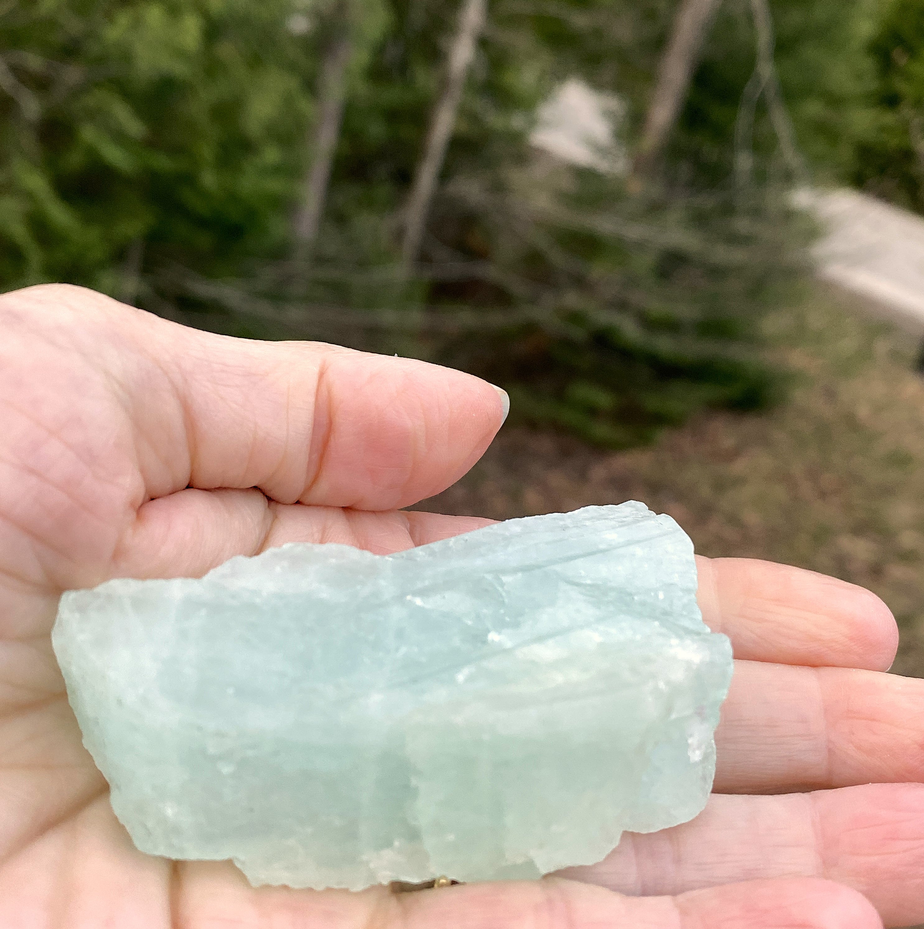 Aquamarine Raw Piece Intuition Courage Calming 31417S