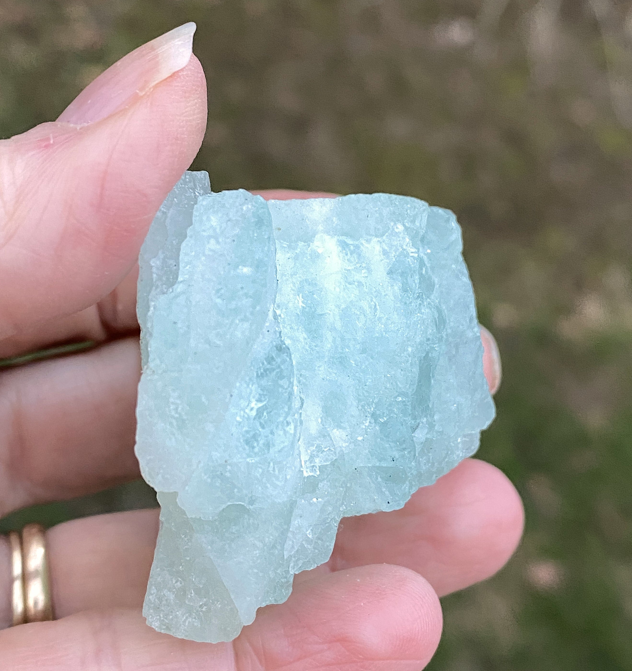 Aquamarine Raw Piece Intuition Courage Calming 31418S