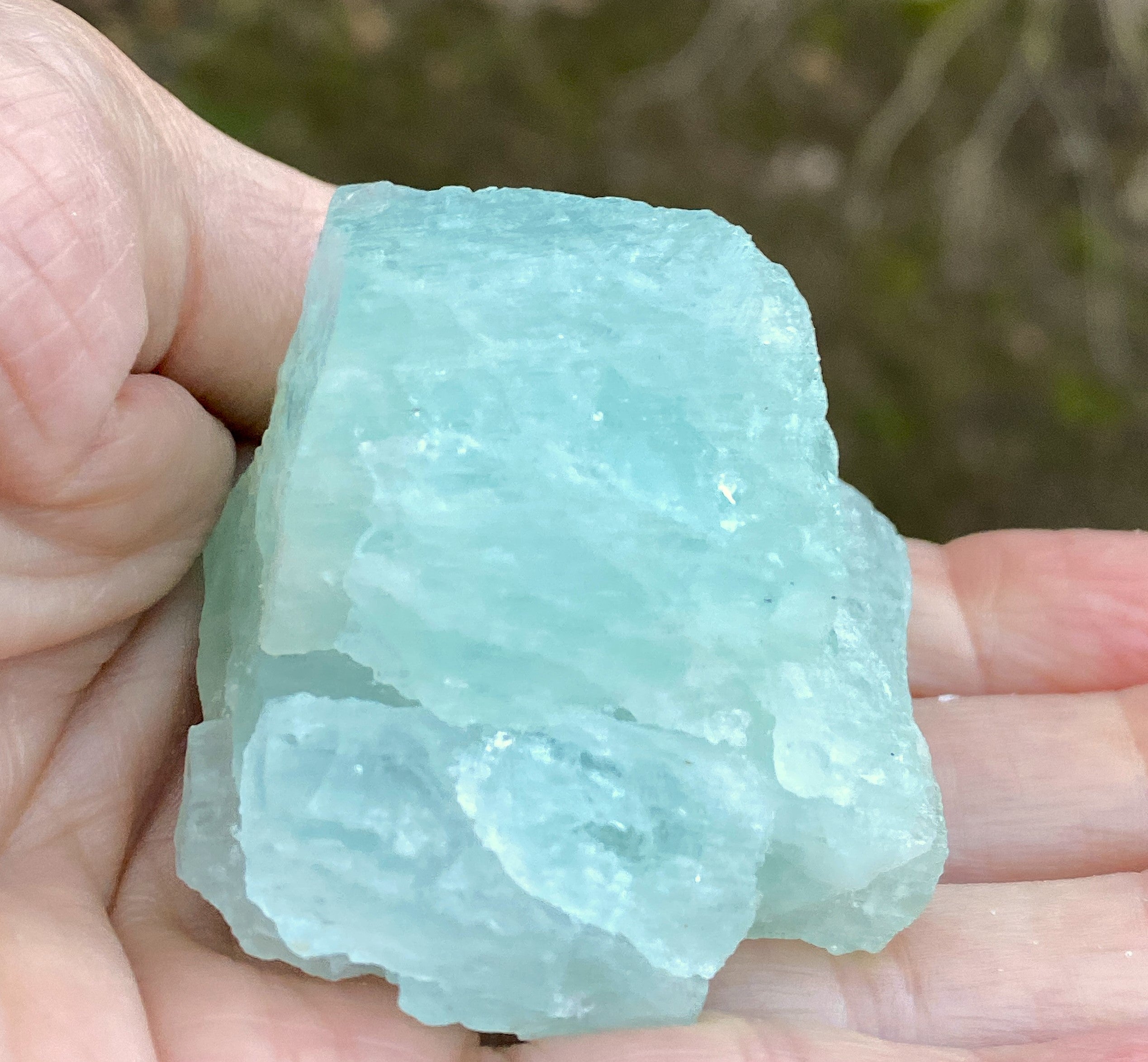 Aquamarine Raw Piece Intuition Courage Calming 31418S