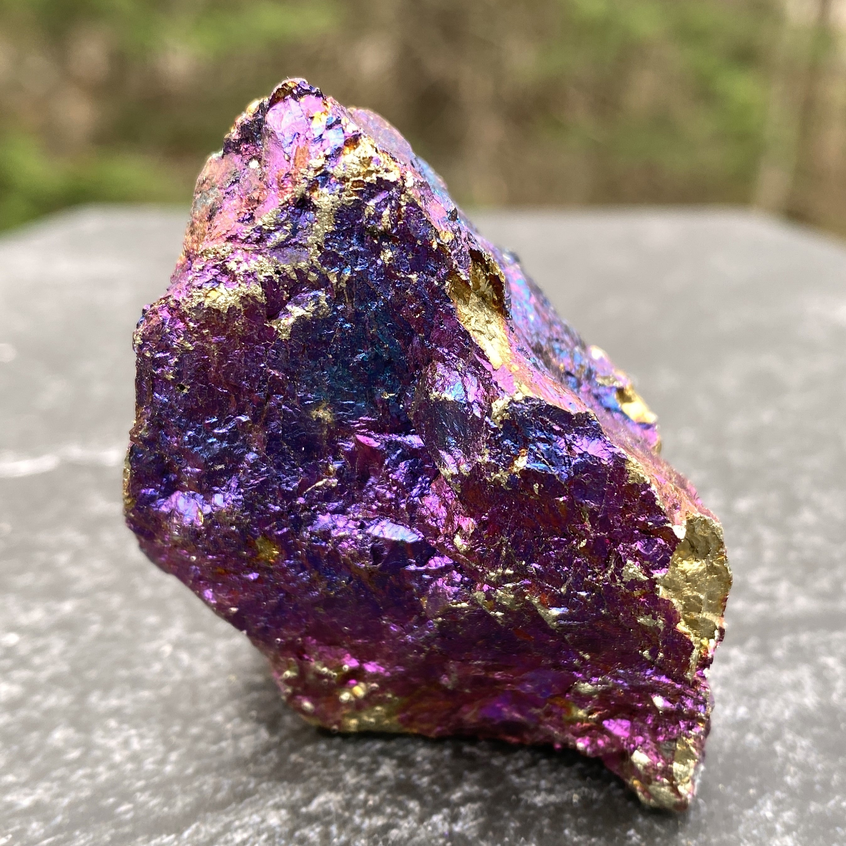 Peacock Ore  Colorful Raw Piece  Wellness Joy Balance 31421S