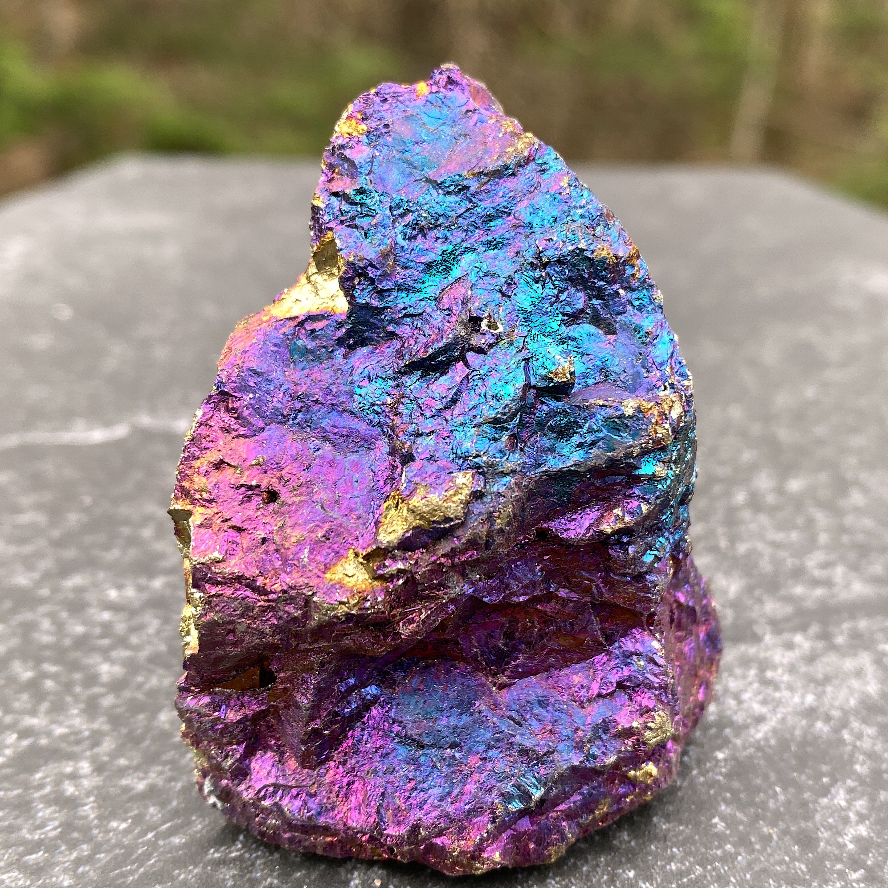 Peacock Ore  Colorful Raw Piece  Wellness Joy Balance 31421S