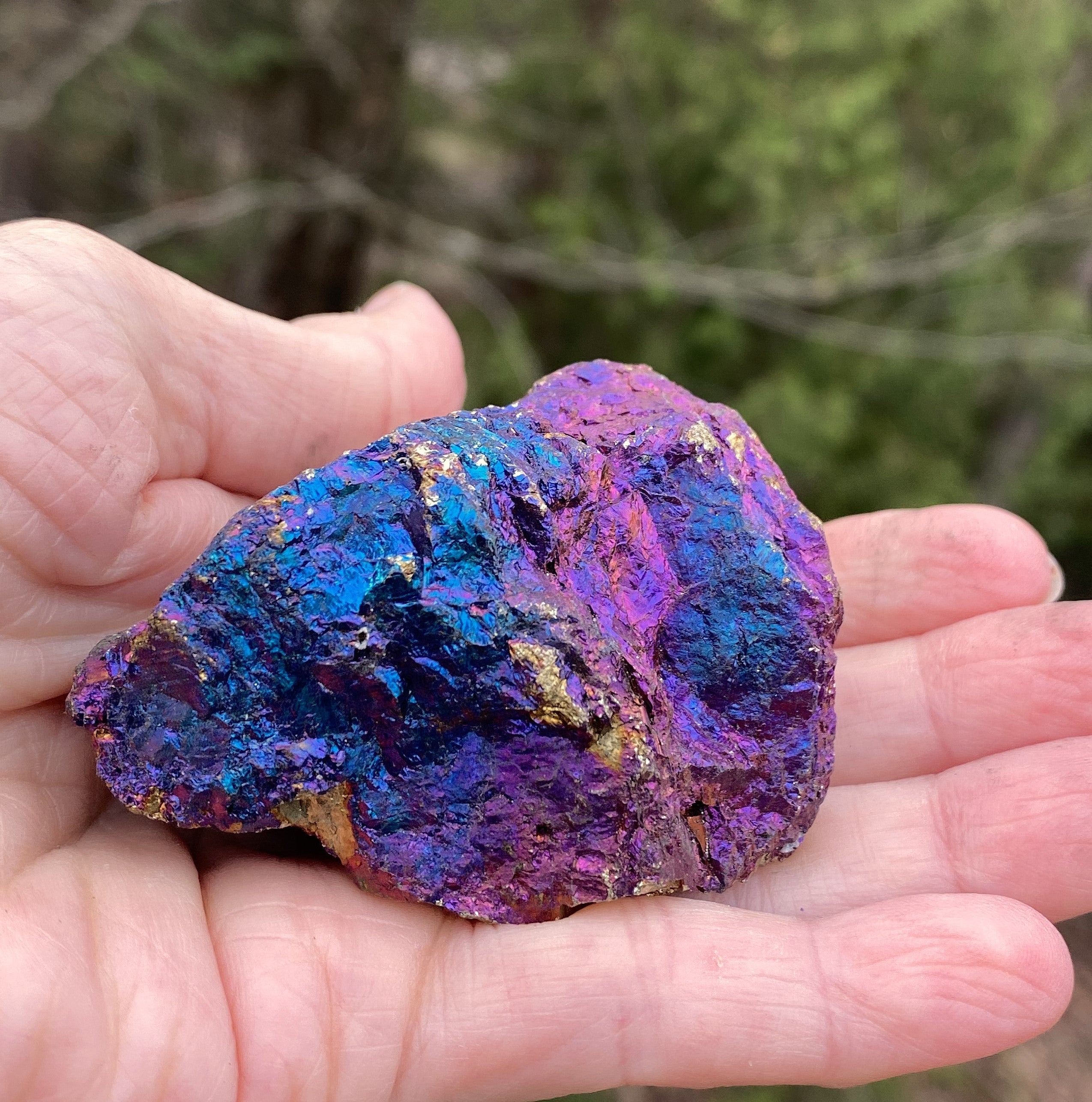 Peacock Ore  Colorful Raw Piece  Wellness Joy Balance 31421S