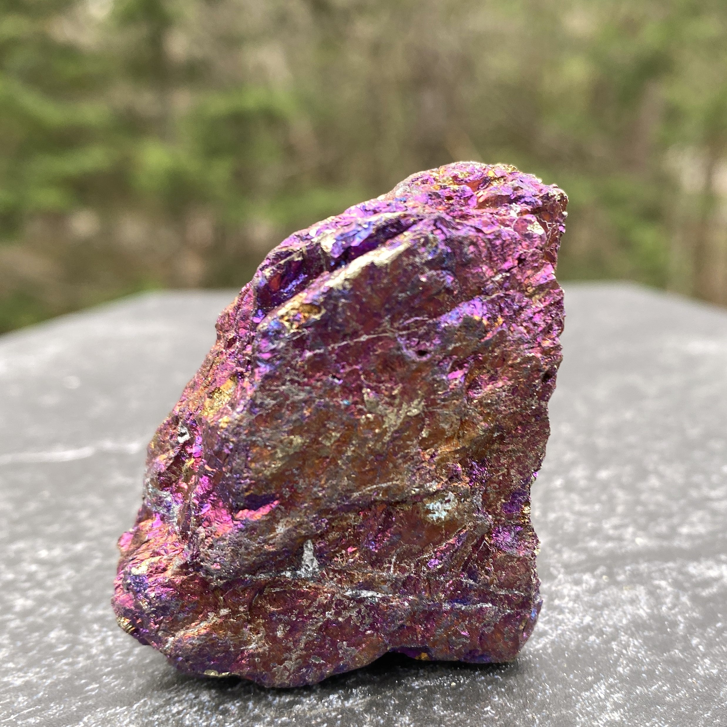 Peacock Ore  Colorful Raw Piece  Wellness Joy Balance 31422S