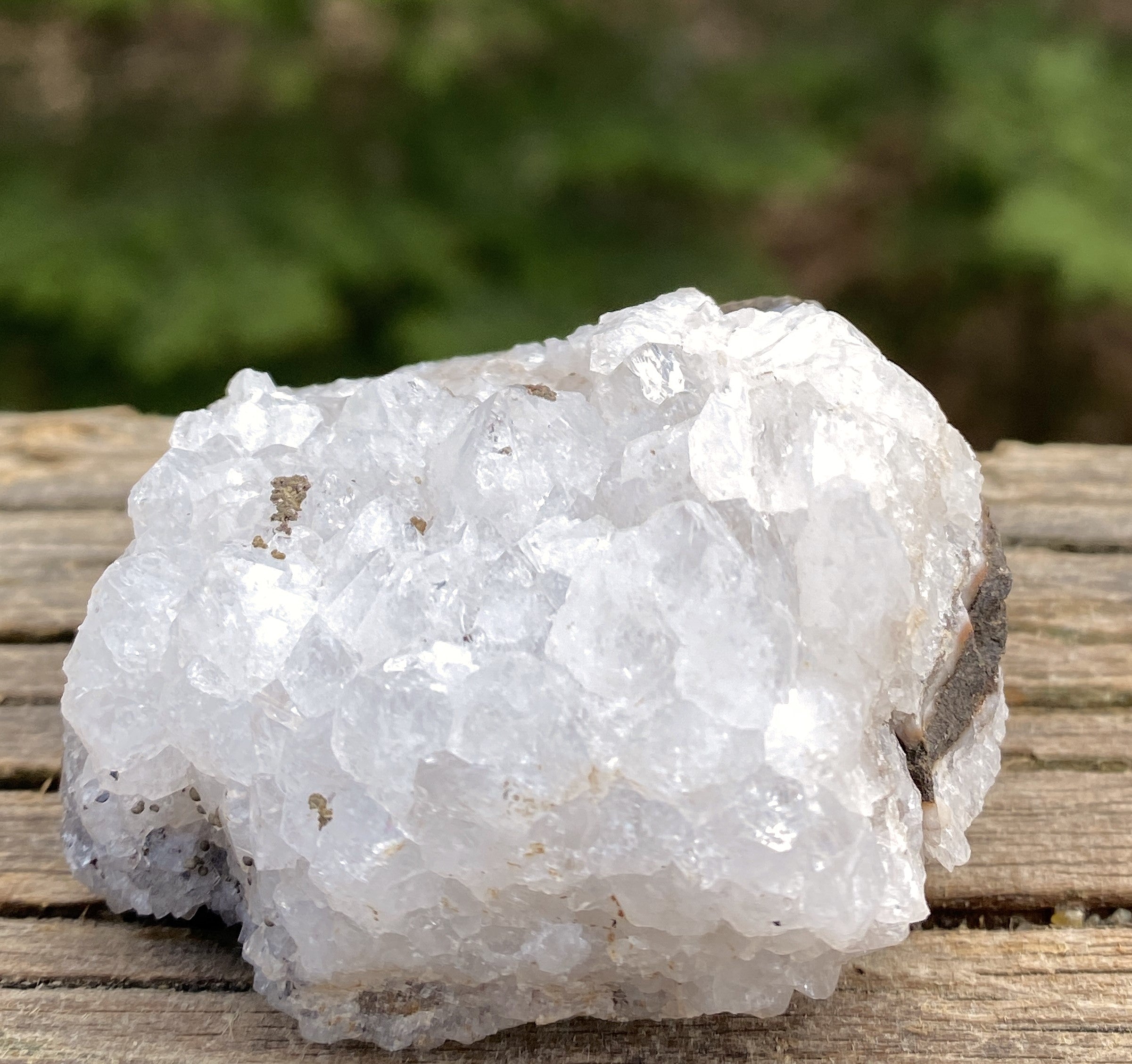 Quartz Druzy Specimen  White  Energy Amplifier Healer Protection 29289S