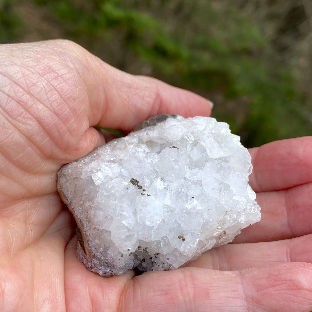 Quartz Druzy Specimen  White  Energy Amplifier Healer Protection 29289S