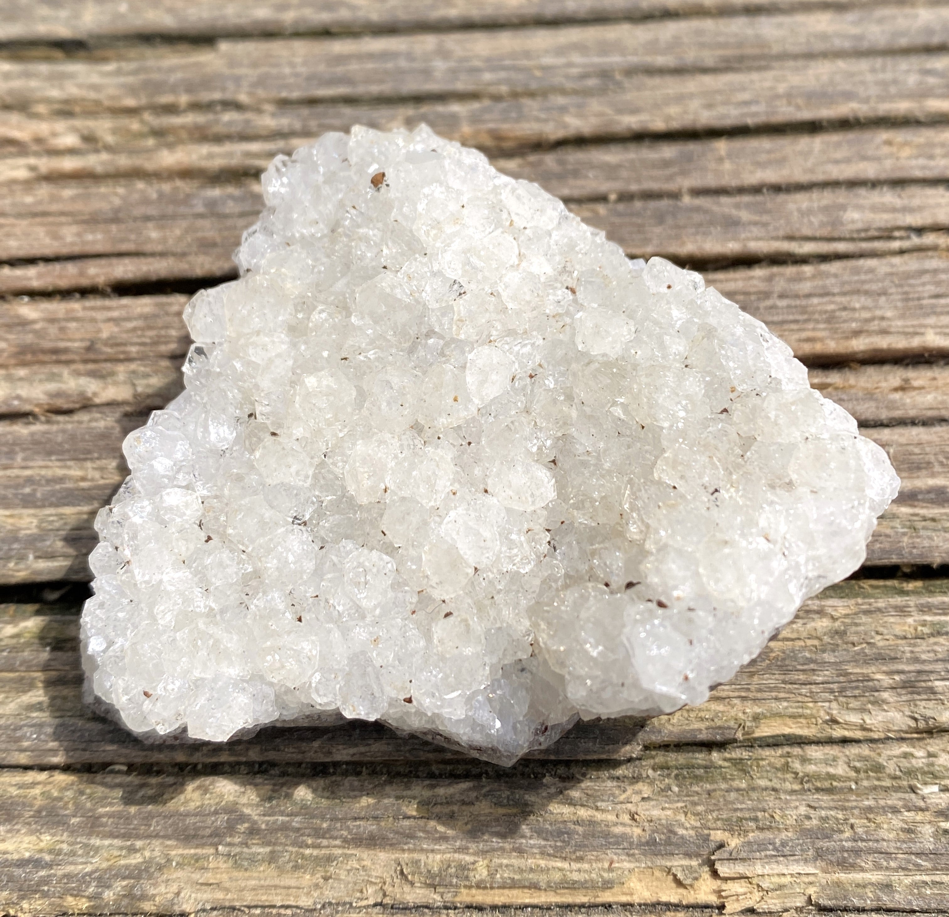 Quartz Druzy Specimen  White  Energy Ampilifer Healer Protection 31430S