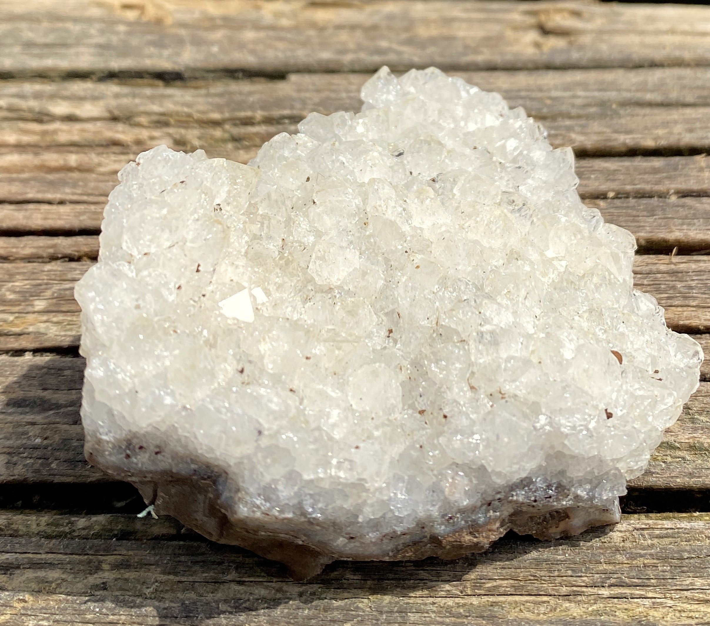 Quartz Druzy Specimen  White  Energy Ampilifer Healer Protection 31430S