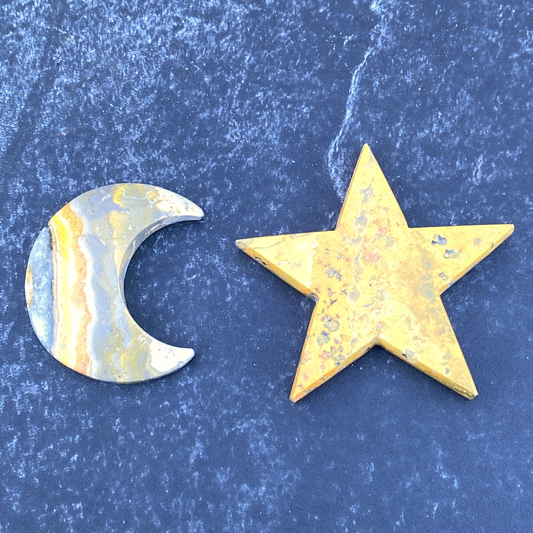 Bumble Bee Jasper  Moon Stars Set  Figurines  Success Protection 31427S