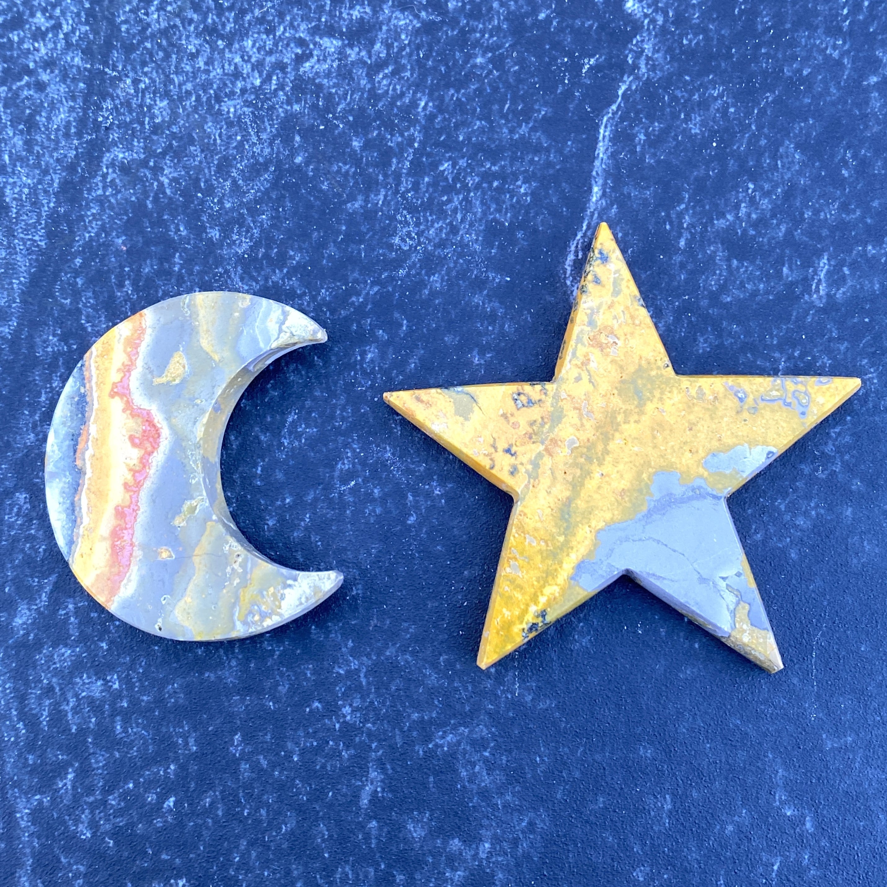 Bumble Bee Jasper  Moon Stars Set  Figurines  Success Protection 31427S