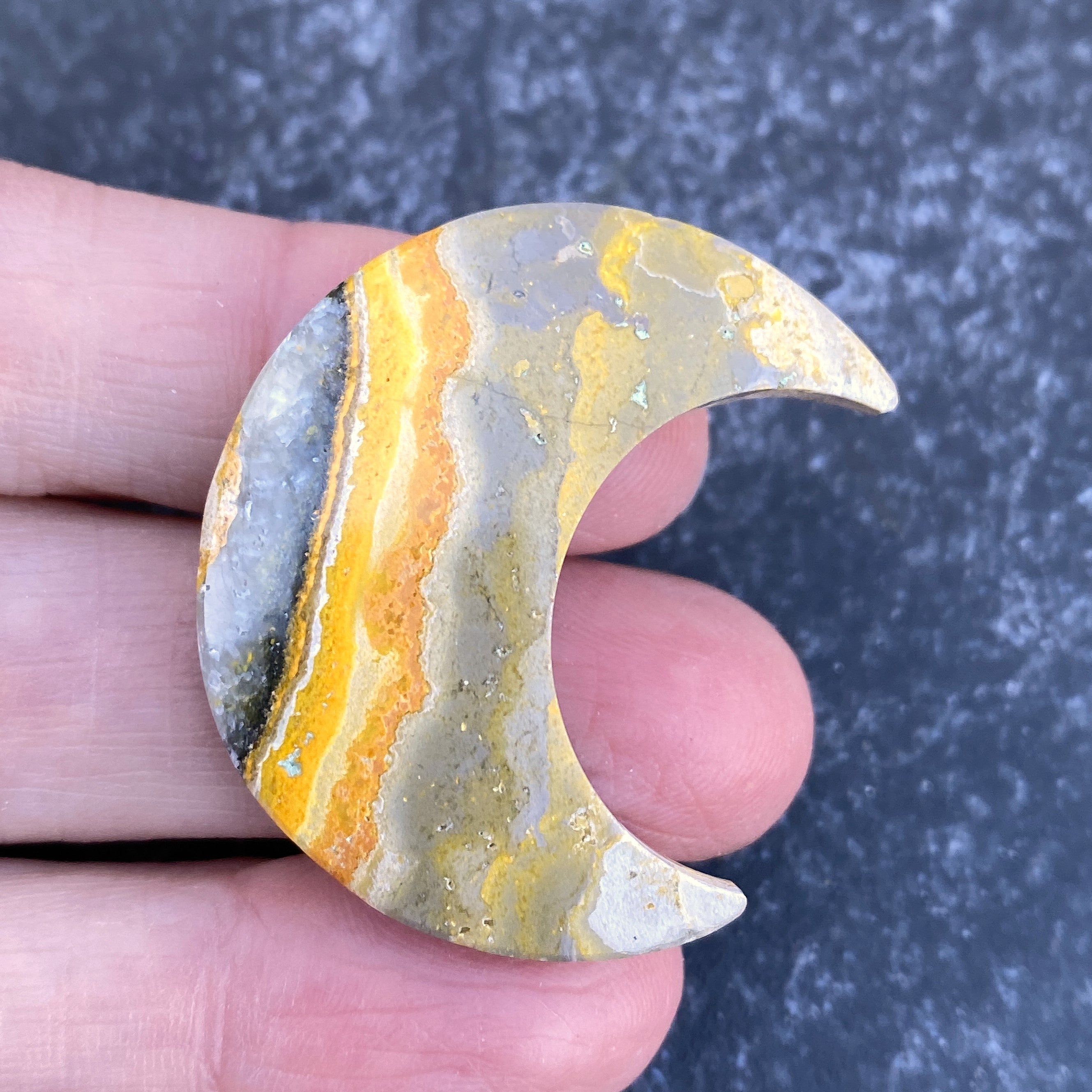 Bumble Bee Jasper  Moon Stars Set  Figurines  Success Protection 31427S