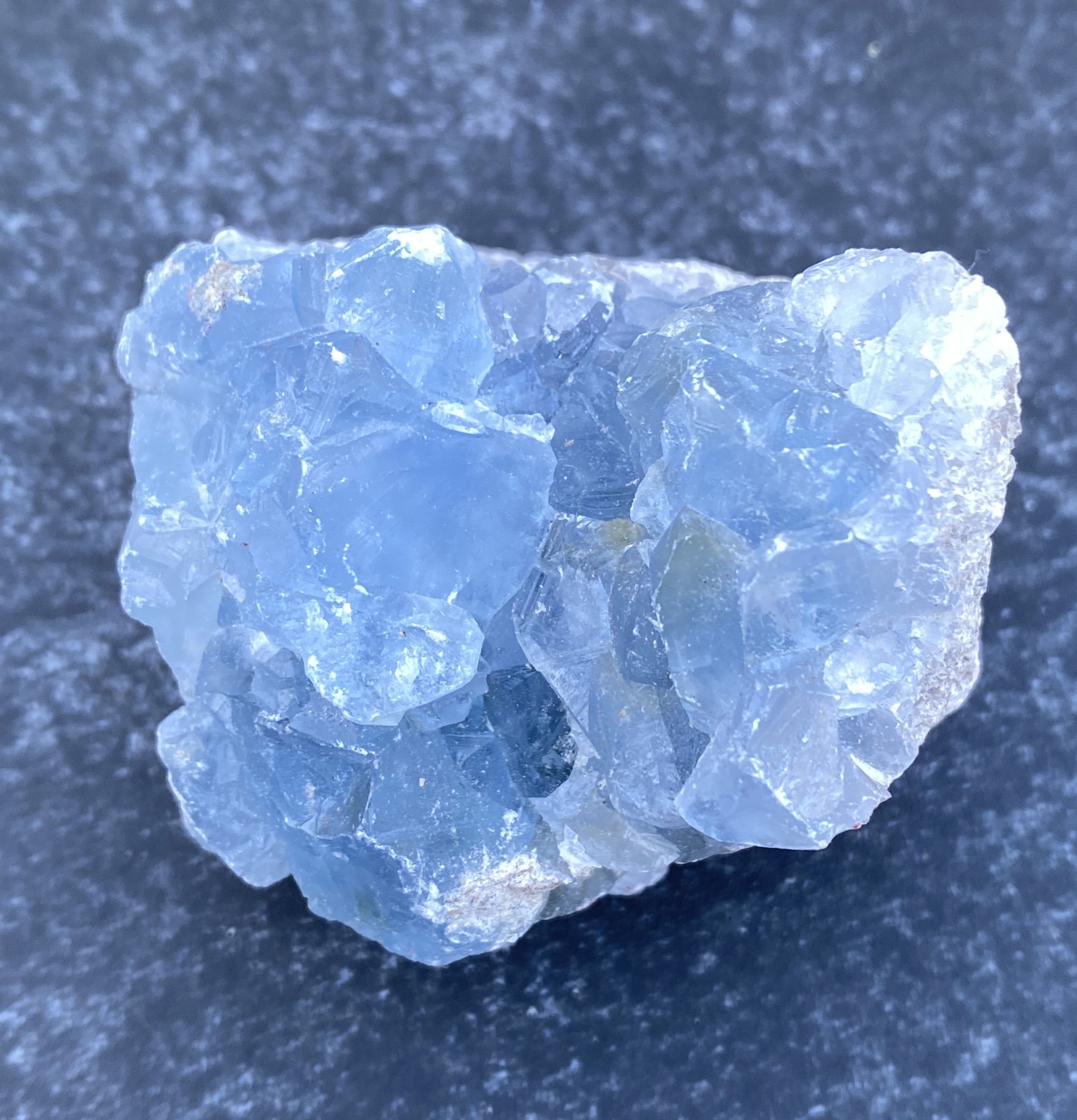 Celestite Druzy Raw Piece  Blue  Balance Angel 31452S