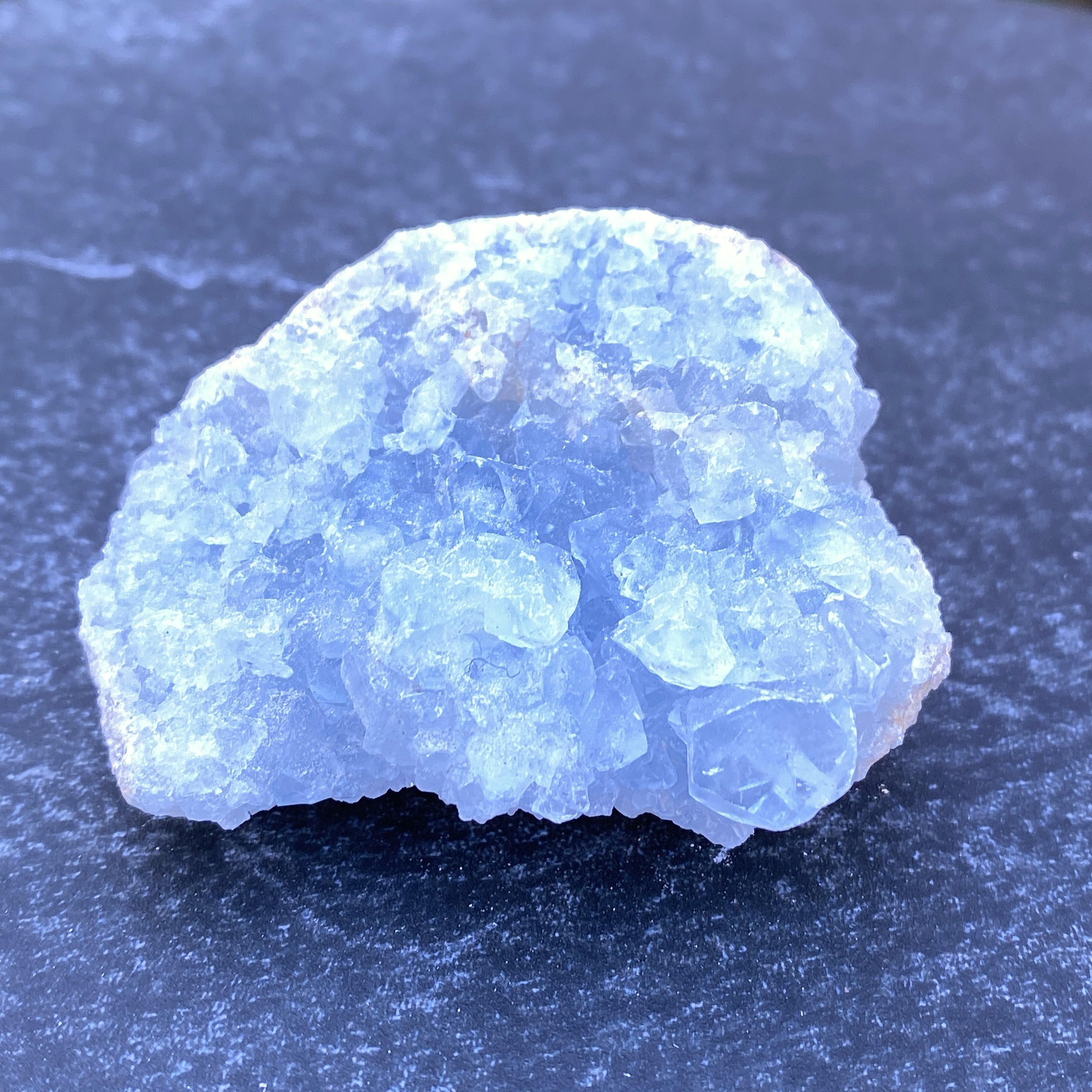 Celestite Druzy Raw Piece  Blue  Balance Angel 31453S