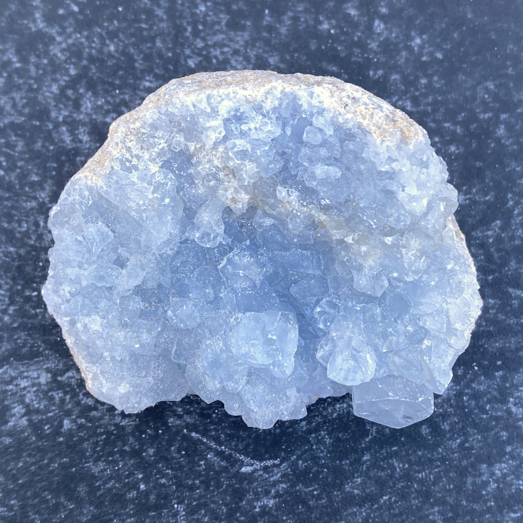 Celestite Druzy Raw Piece  Blue  Balance Angel 31453S
