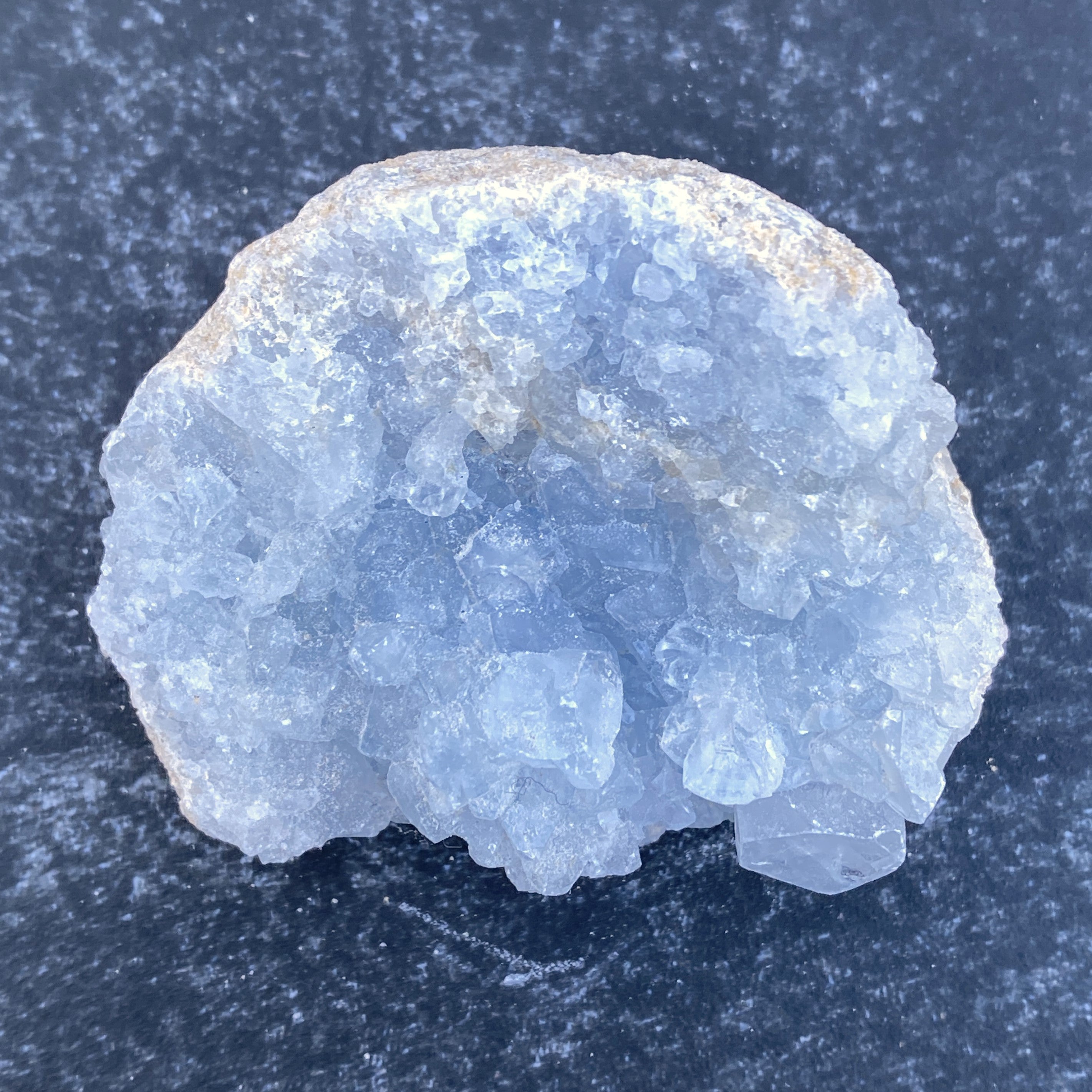Celestite Druzy Raw Piece  Blue  Balance Angel 31453S
