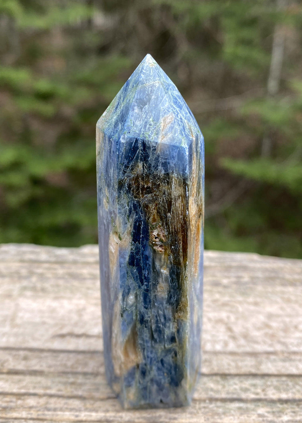 Blue Kyanite Point Tower  Attunement Meditation 31443S