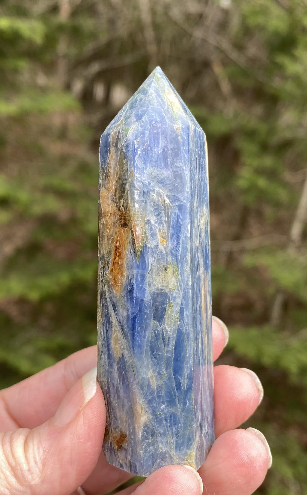 Blue Kyanite Point Tower  Attunement Meditation 31443S