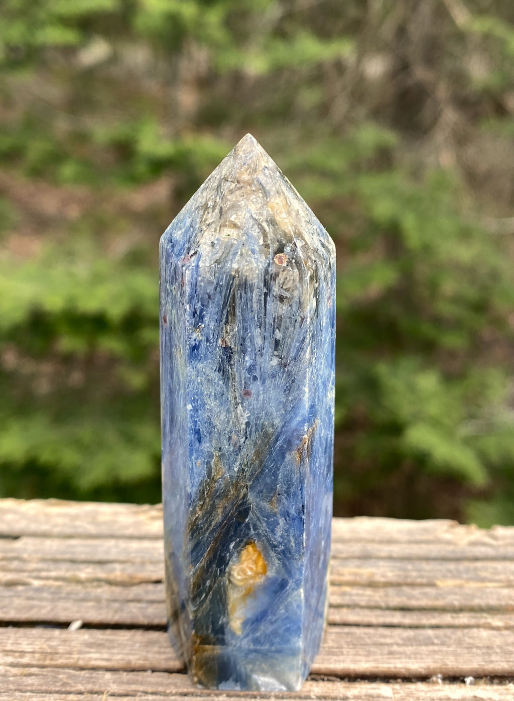 Blue Kyanite Point Tower  Attunement Meditation 31444S