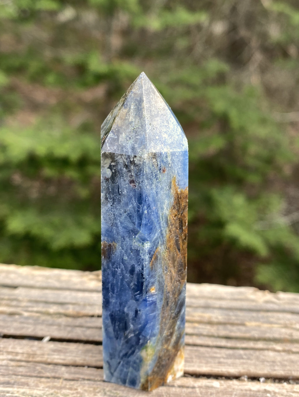 Blue Kyanite Point Tower  Attunement Meditation 31444S
