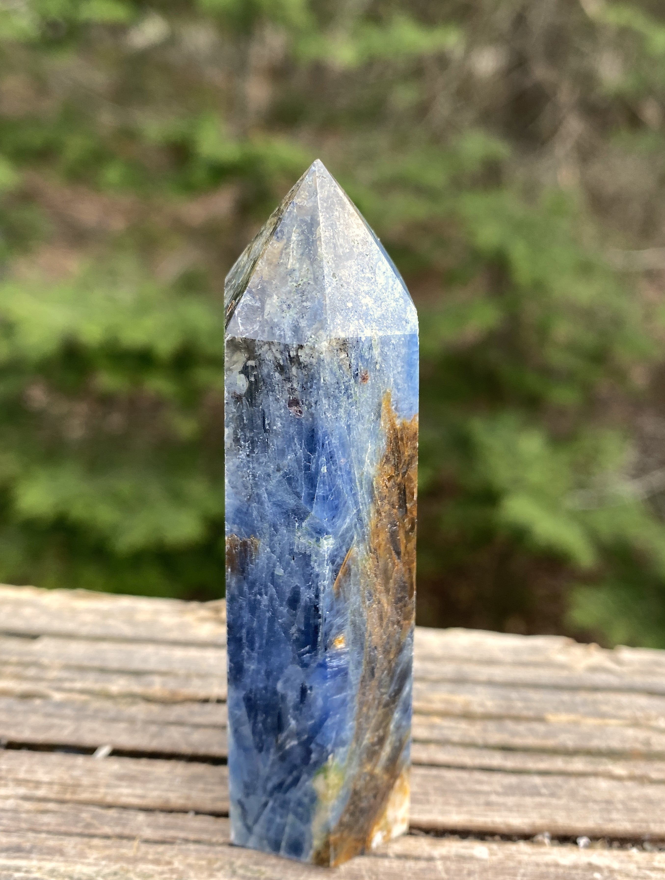 Blue Kyanite Point Tower  Attunement Meditation 31444S