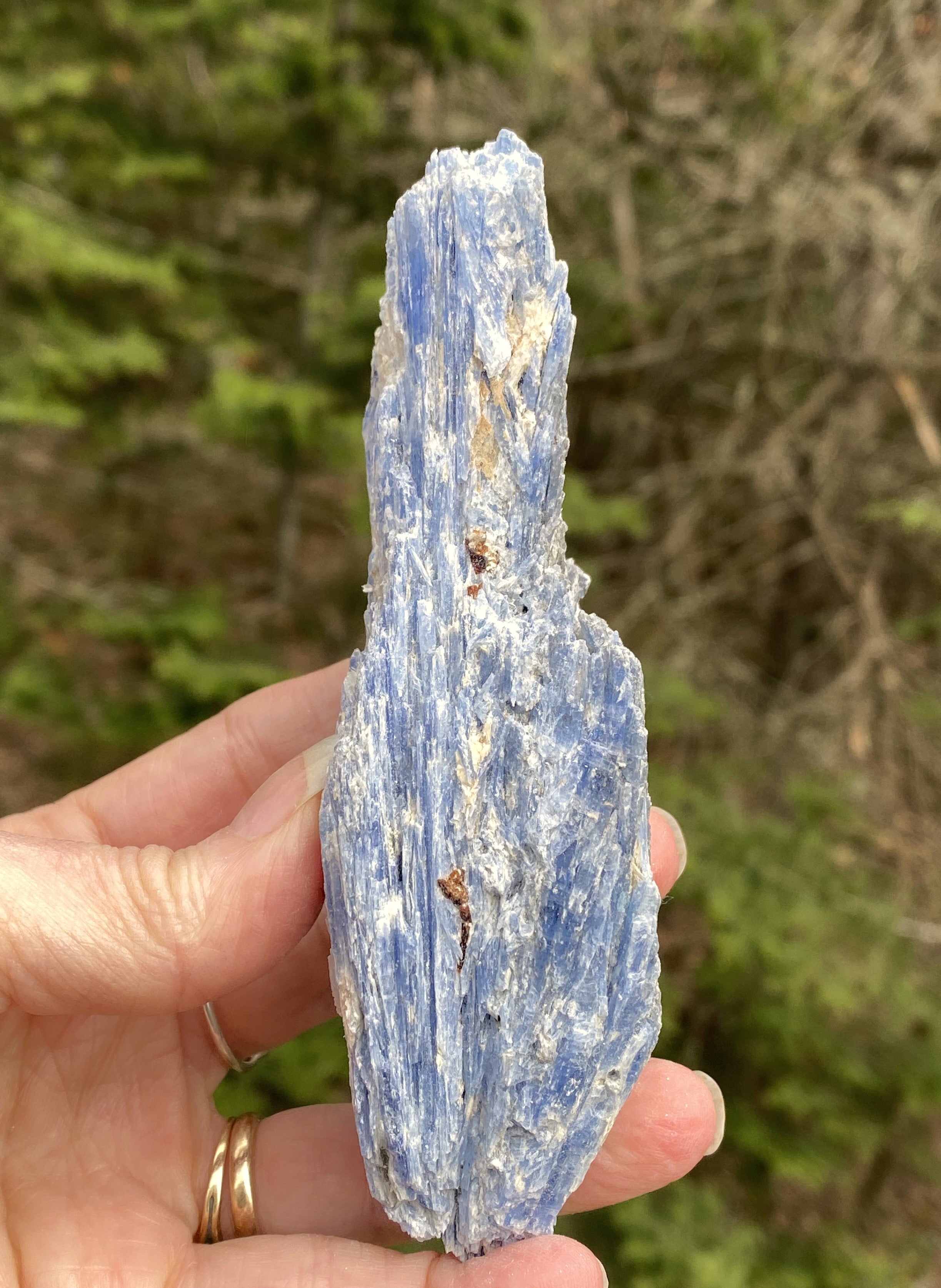 Blue Kyanite Quartz  Raw Piece Specimen  Attunement Meditation 31445S