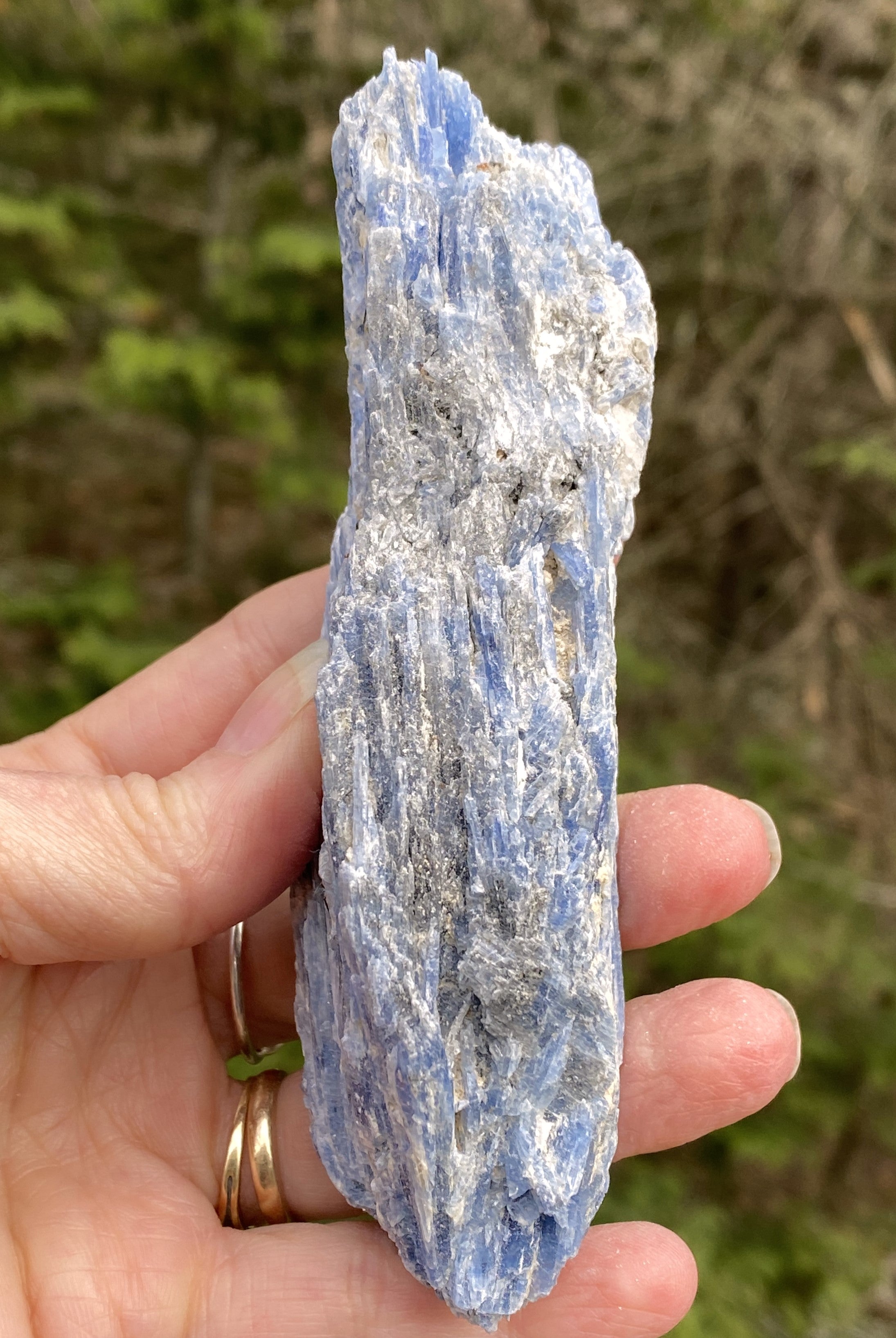 Blue Kyanite Quartz  Raw Piece Specimen  Attunement Meditation 31445S