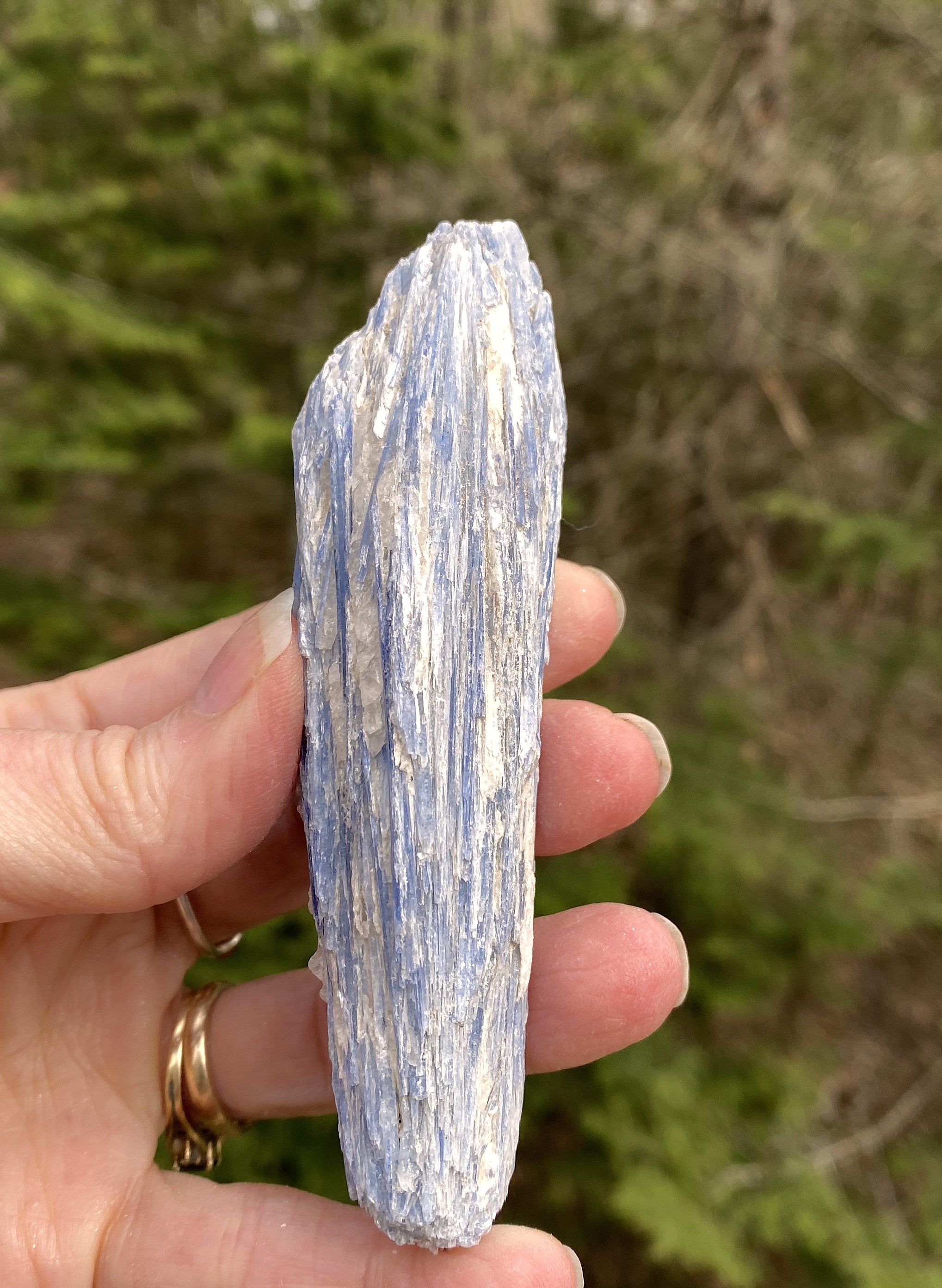 Blue Kyanite Quartz  Raw Piece Specimen  Attunement Meditation 31446S