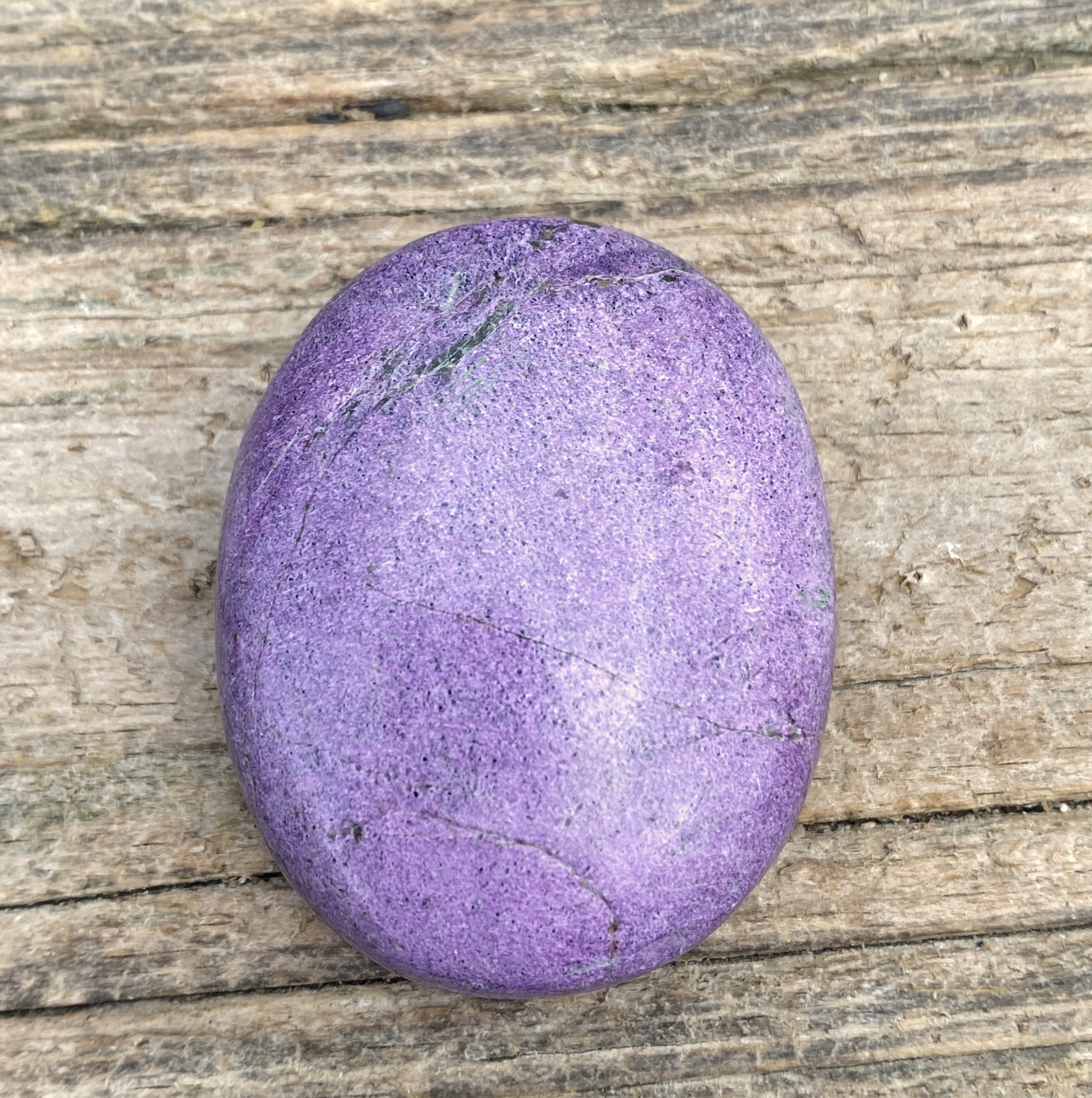 Stichtite  Palm Stone  Purple  Communication Spiritual Calming 31442ET