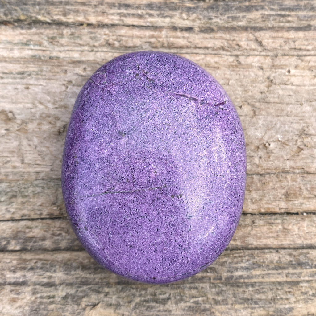 Stichtite  Palm Stone  Purple  Communication Spiritual Calming 31442ET