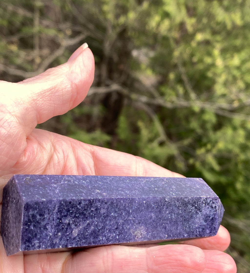 Lepidolite Tower Point  Purple  Emotional Balance Calm 31478S