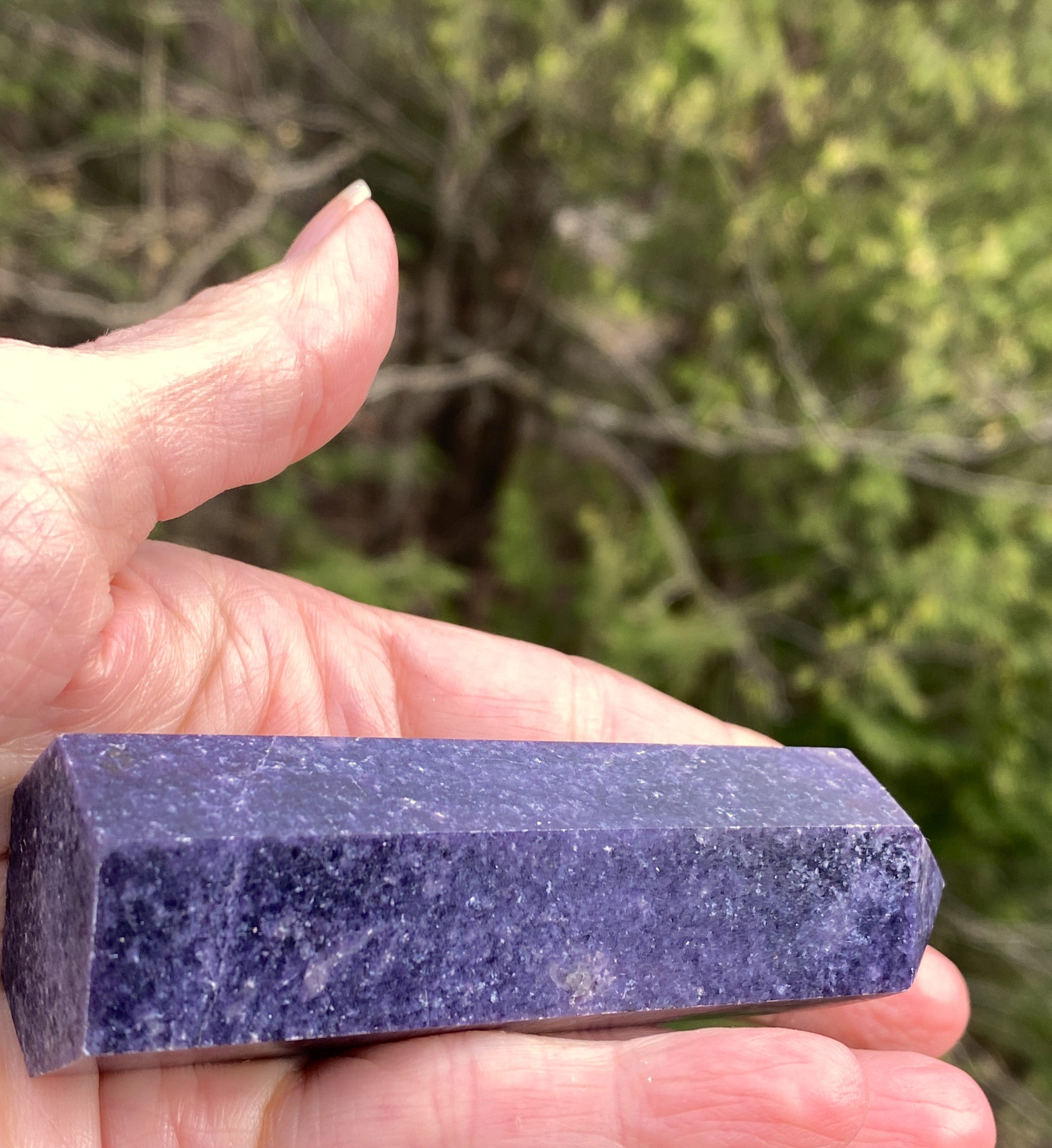 Lepidolite Tower Point  Purple  Emotional Balance Calm 31478S